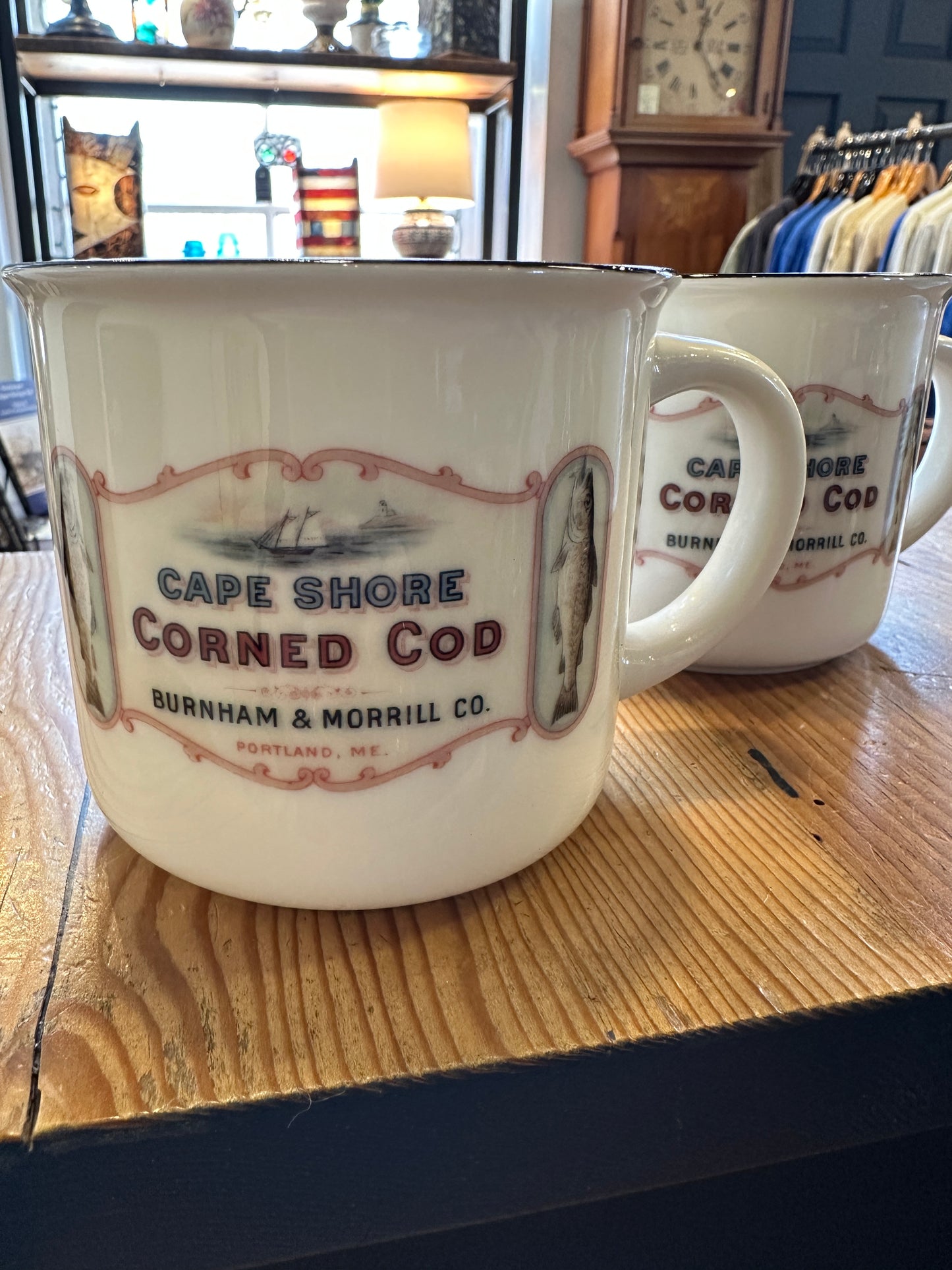 NE Cannery Series | Corned Cod | Ceramic Camper Mug