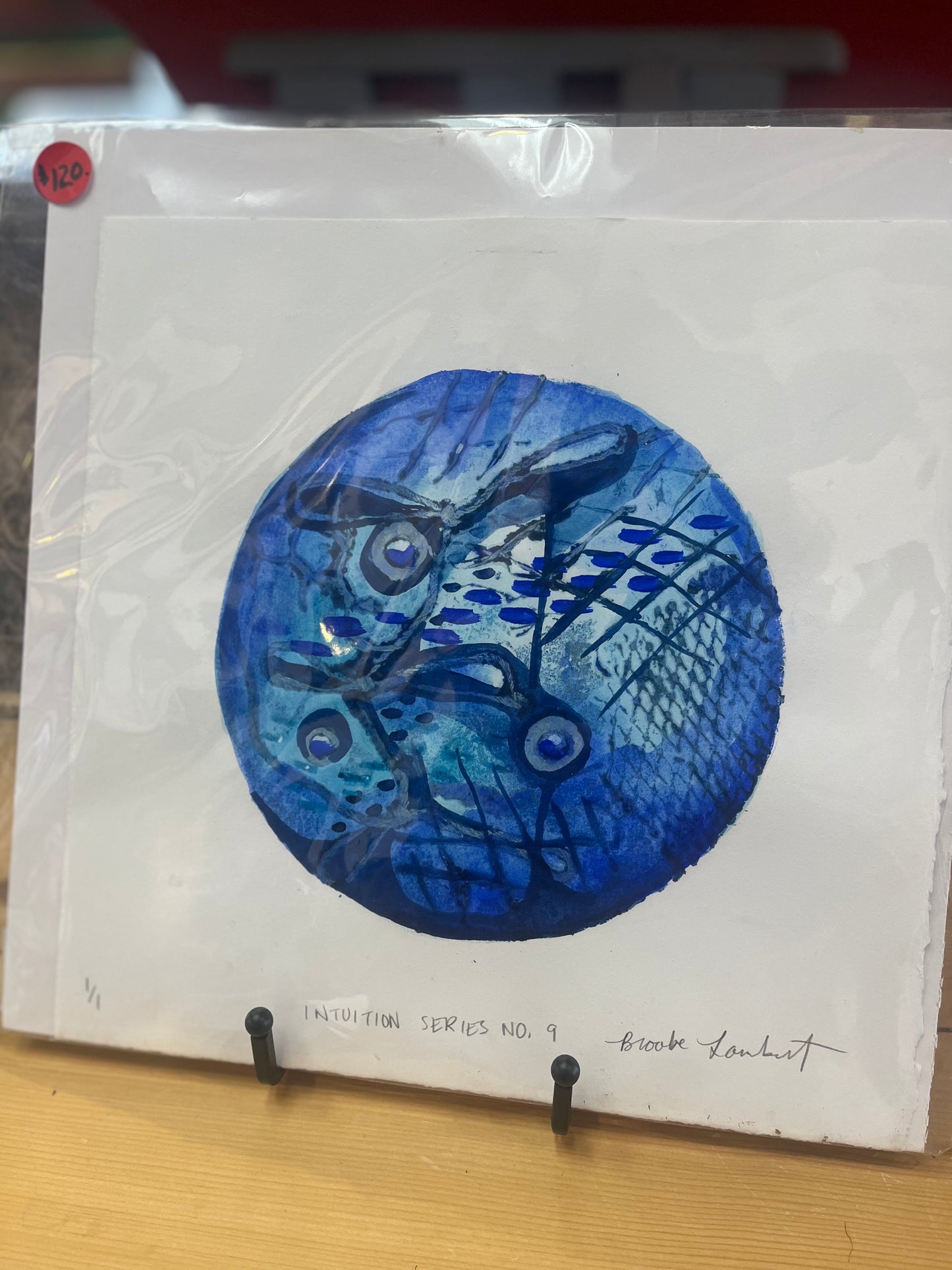 Collagraph Print | Intuition Series NO. 9 by Brooke Lambert