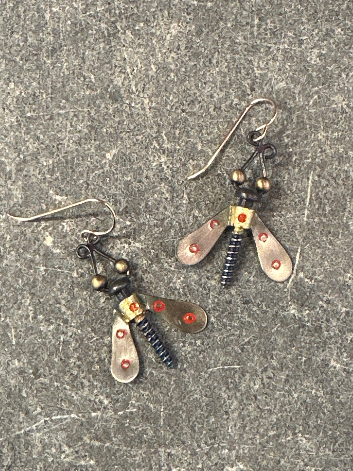 Winged Nut Earrings | Chickenscratch
