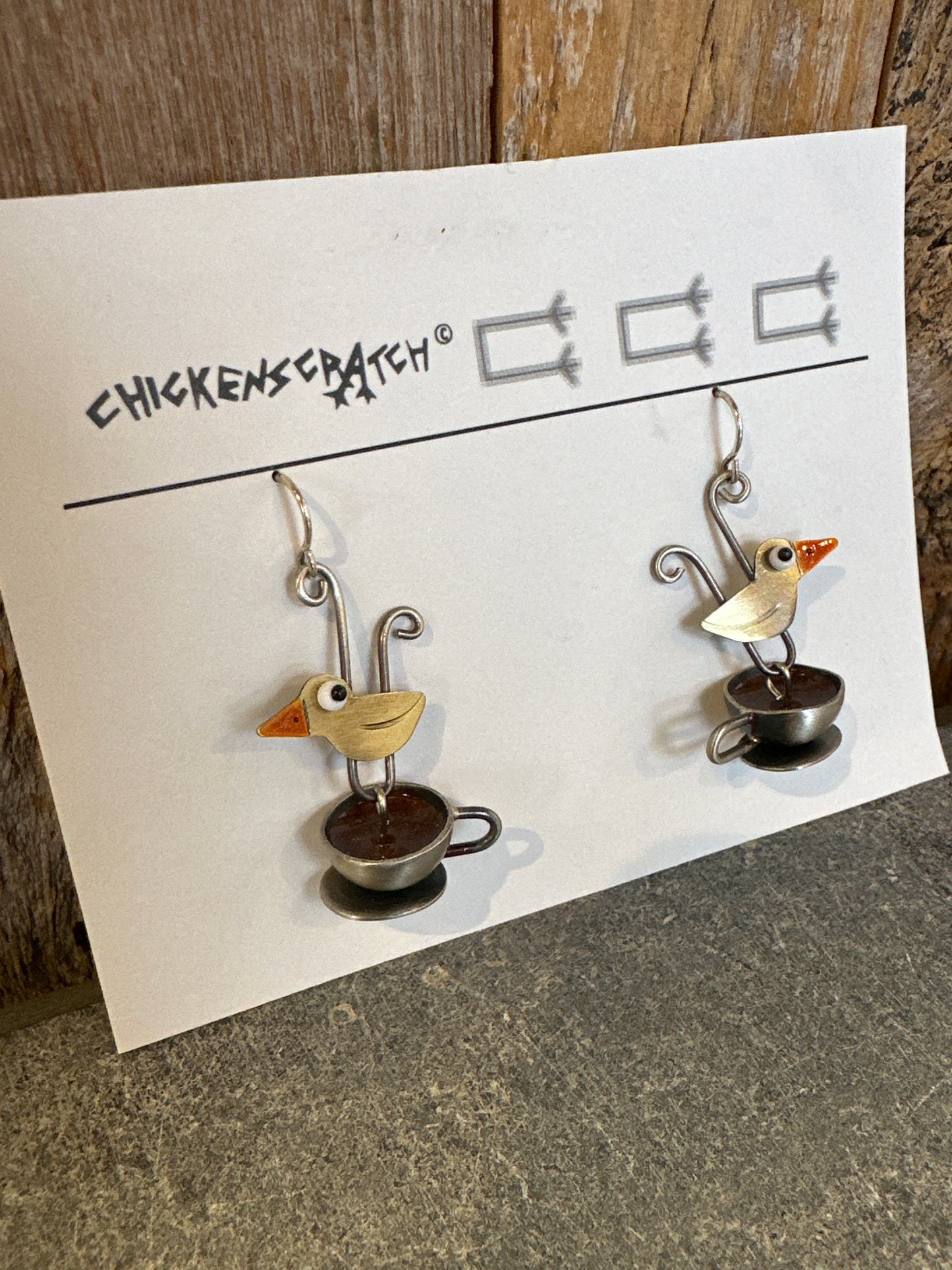 Tea for Two Earrings | Chickenscratch