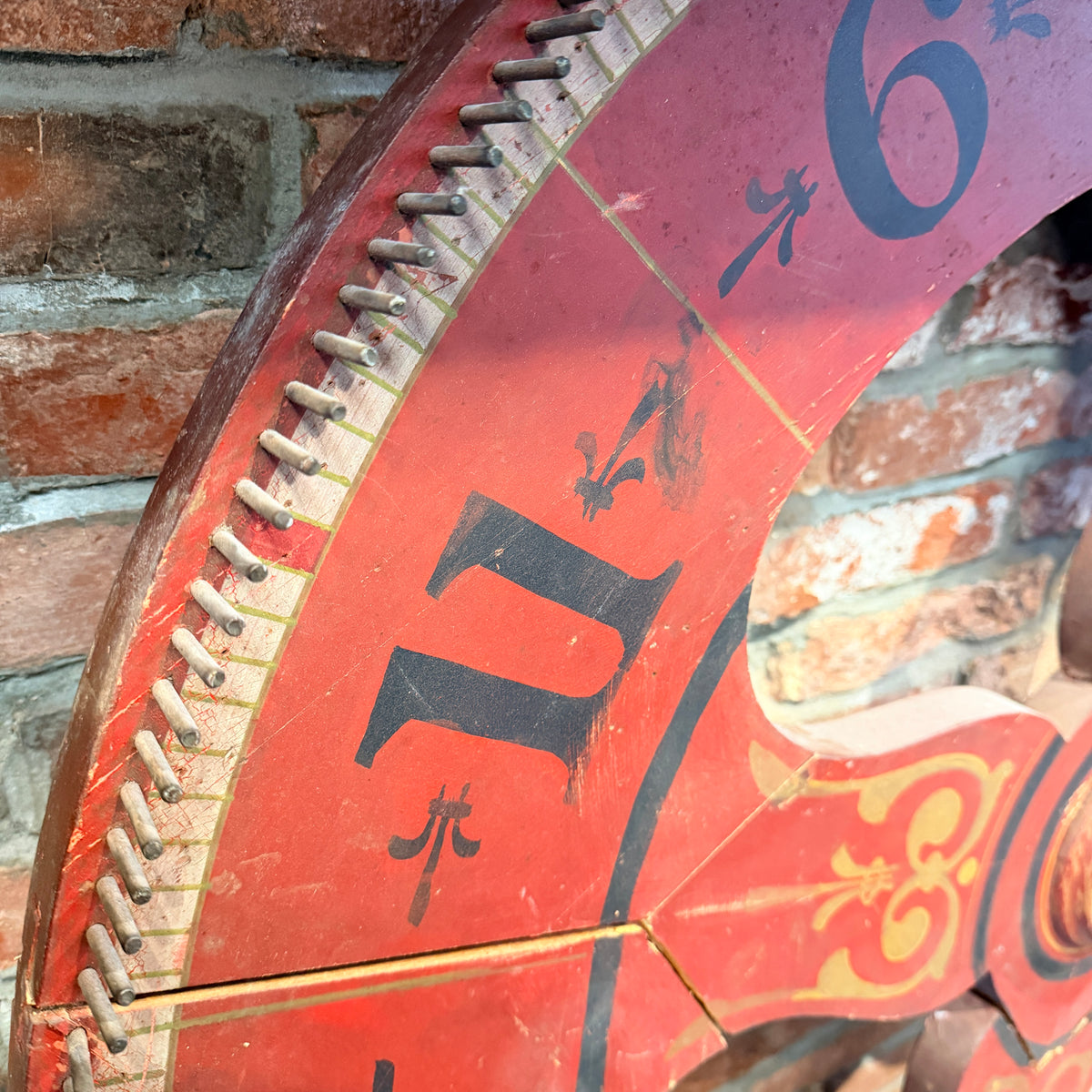 Early Carnival "Wheel of Chance" | Hand Crafted & Double Sided | estimated 1930s