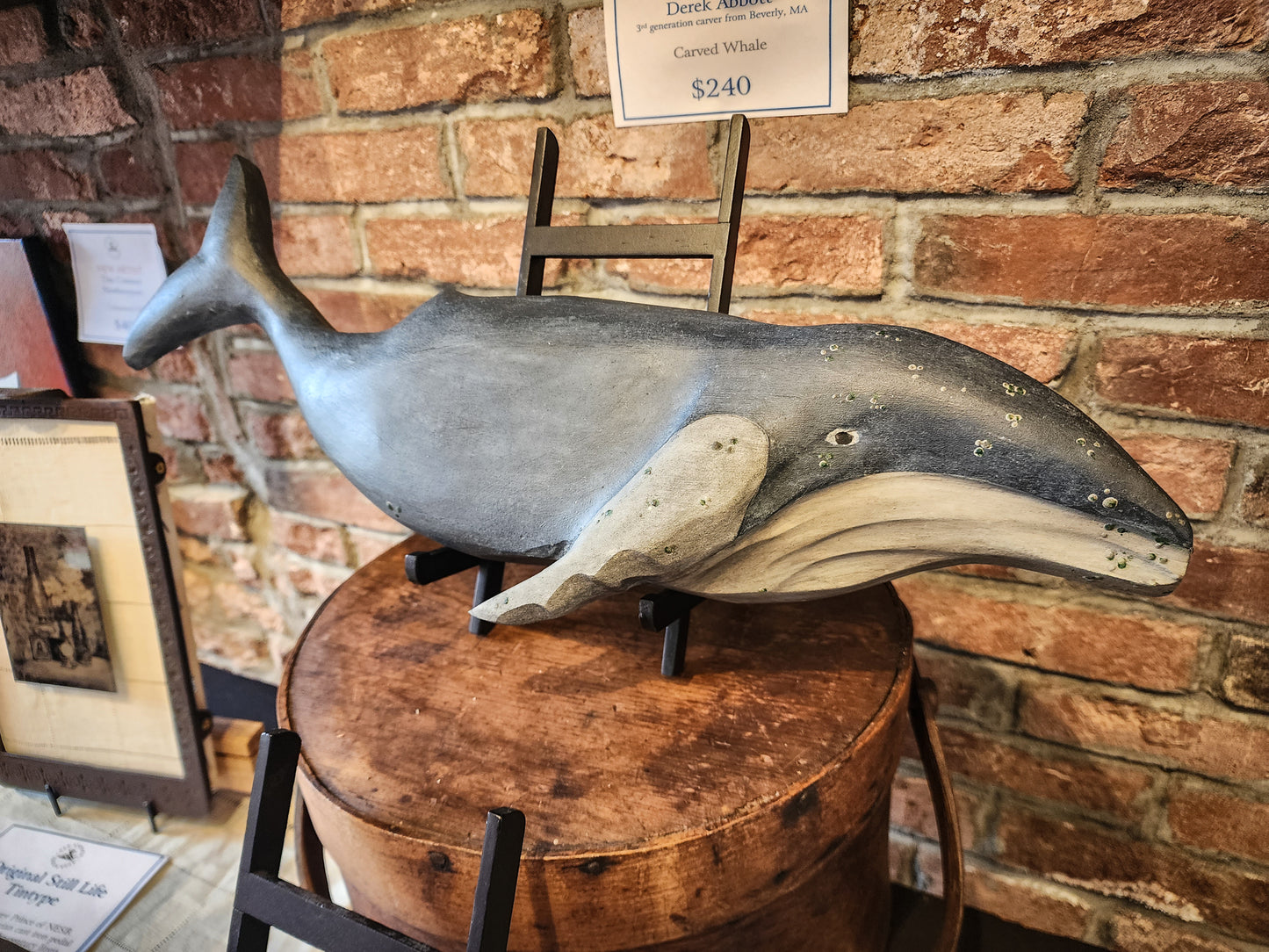 Hand Carved Humback Whale | Derek Abbott