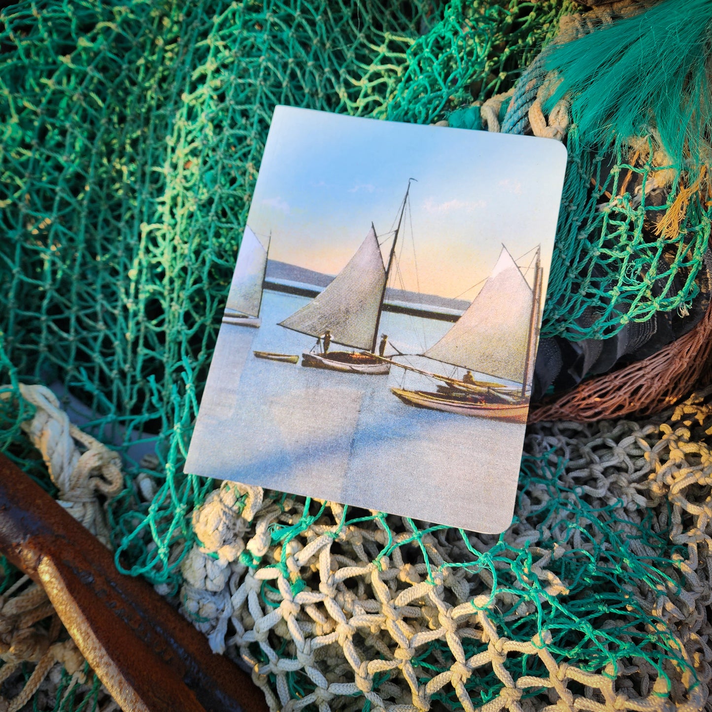 Grape Island Postcard Layflat Notebook | 7" x 9"