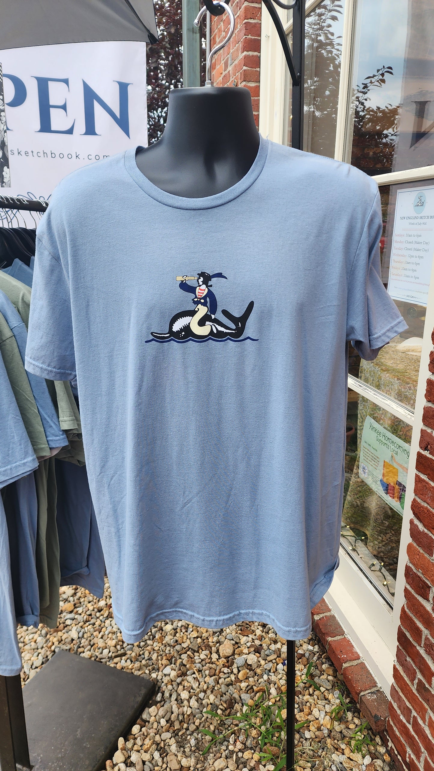 New England Sketch Book Whaler | Unisex Tee