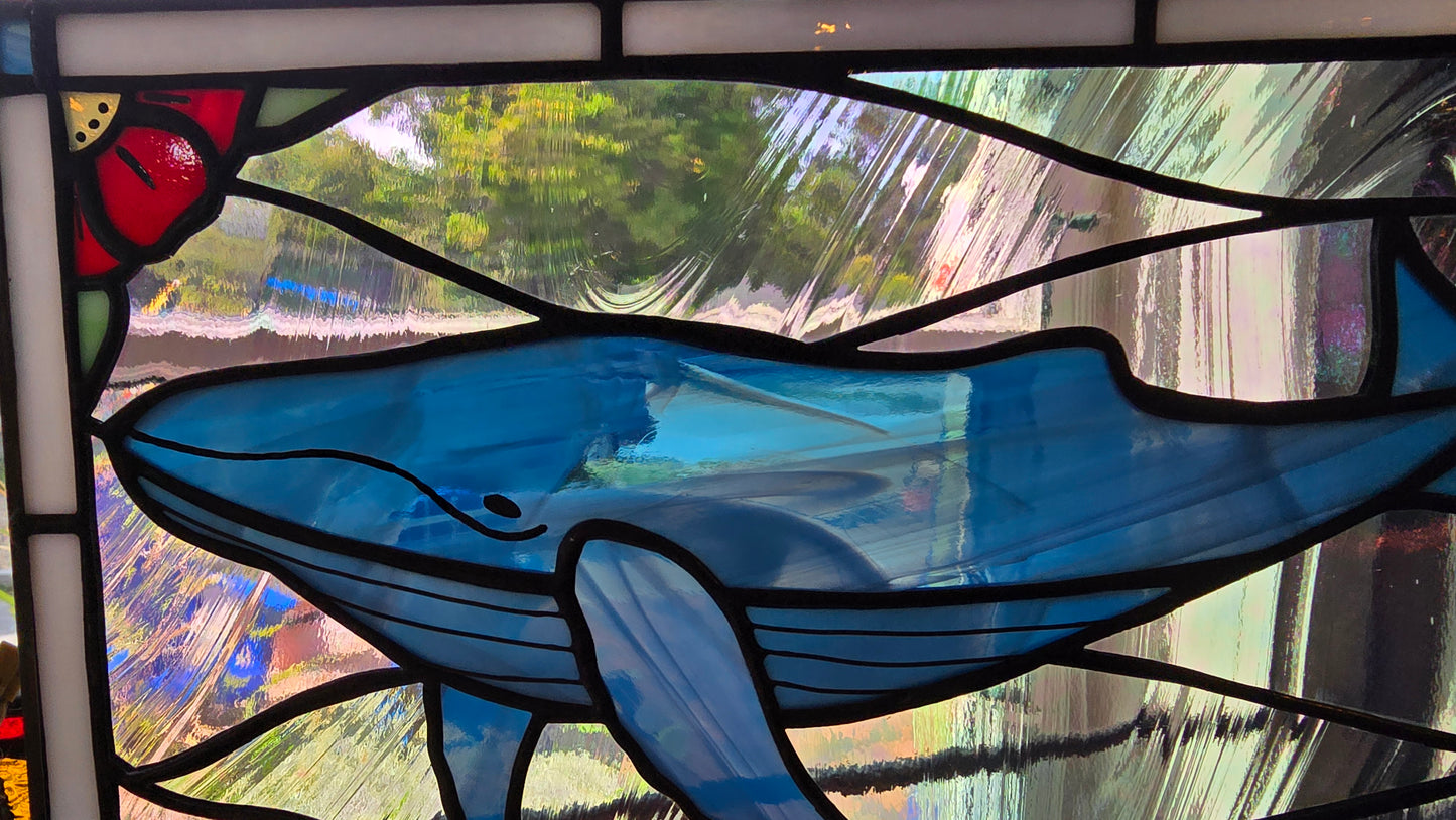 Humpback Whale | Stained Glass | Afterlife Glass