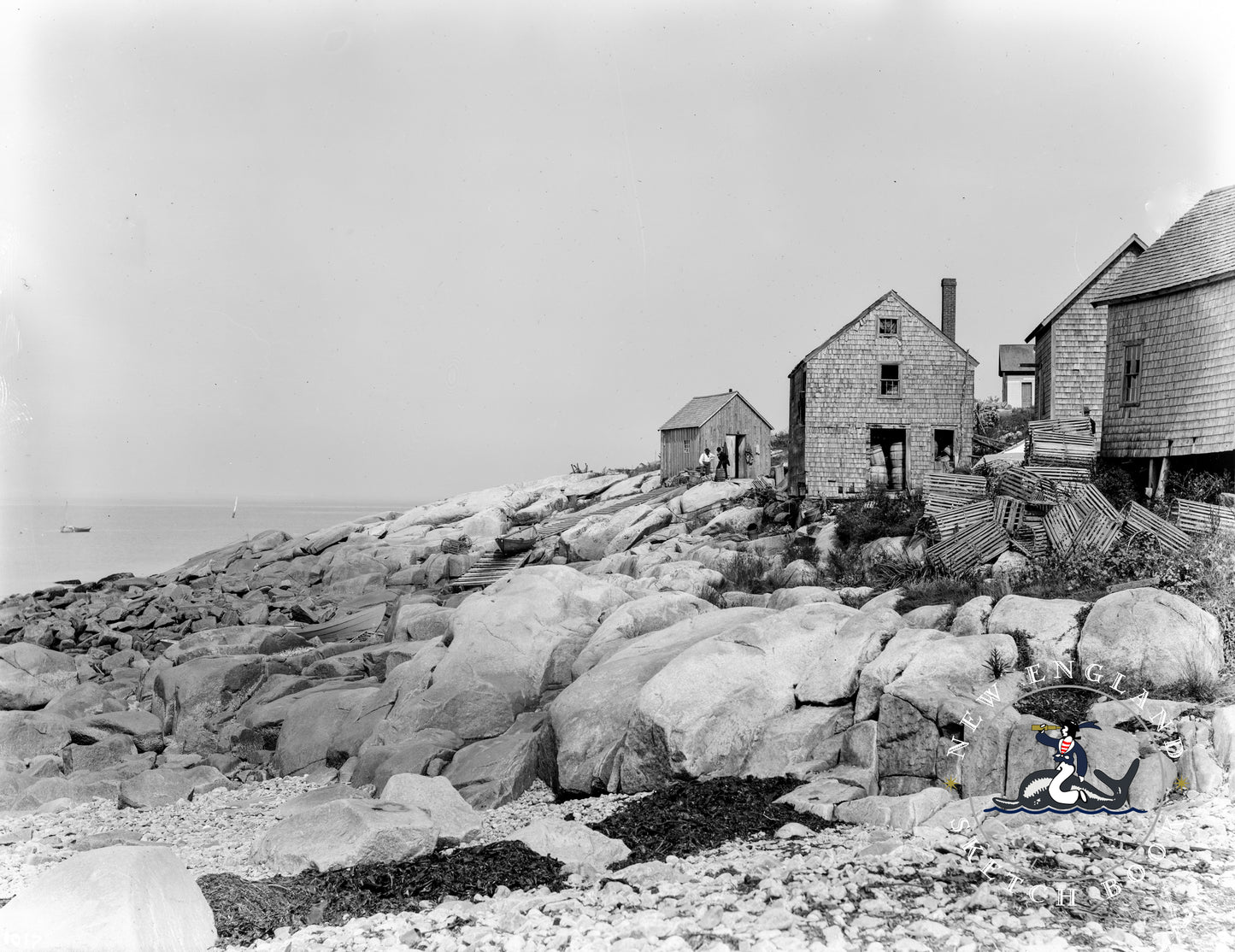 Gloucester Lobster Shanties 1890s | Giclee Print on metal