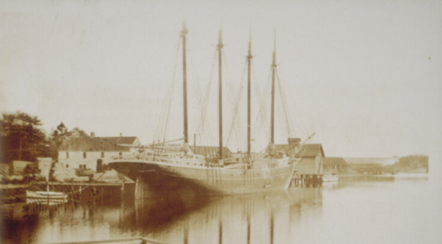 “The Tifton” 4-masted schooner | 12”-90 piece puzzle