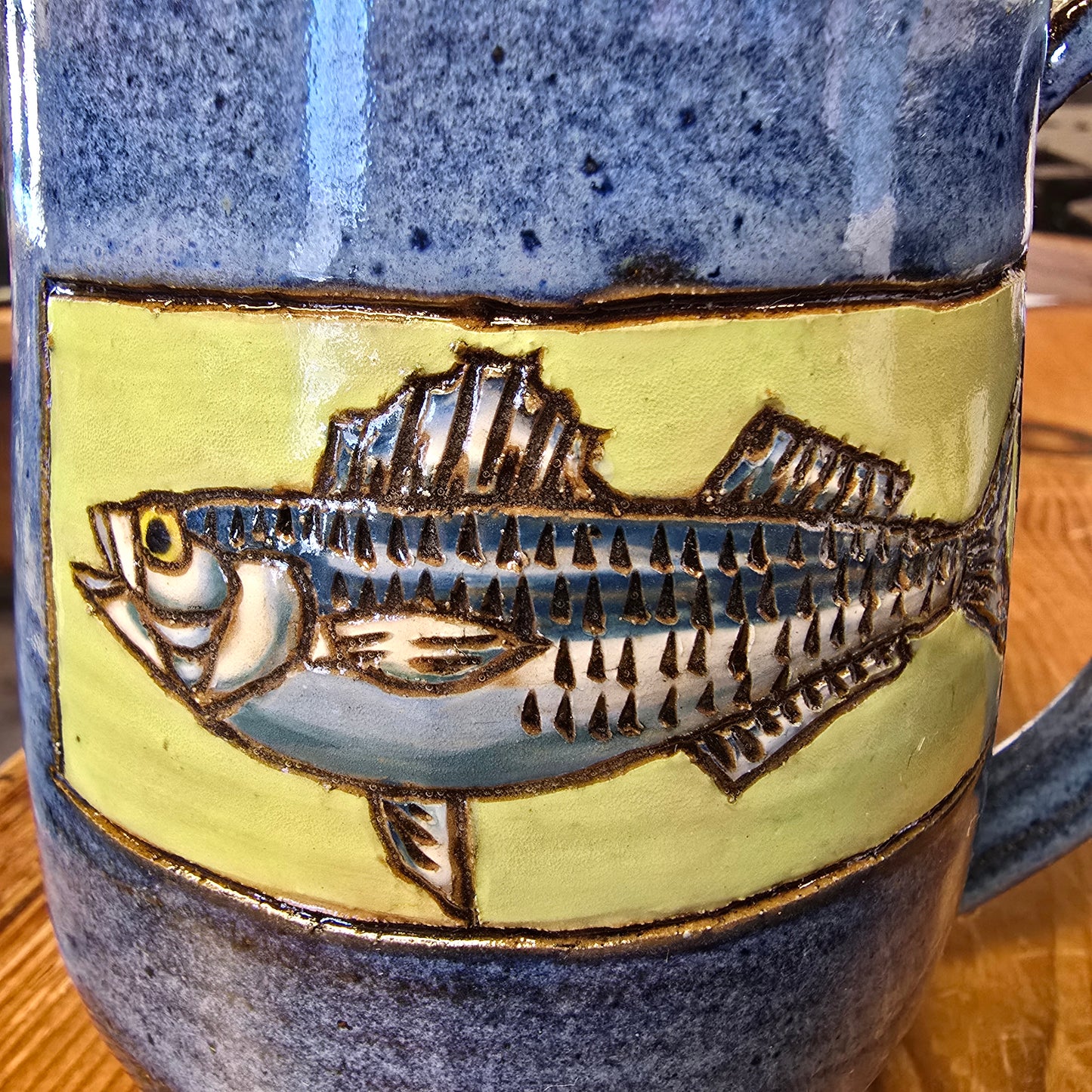 Sgraffito Striper Mug | Molly Glover