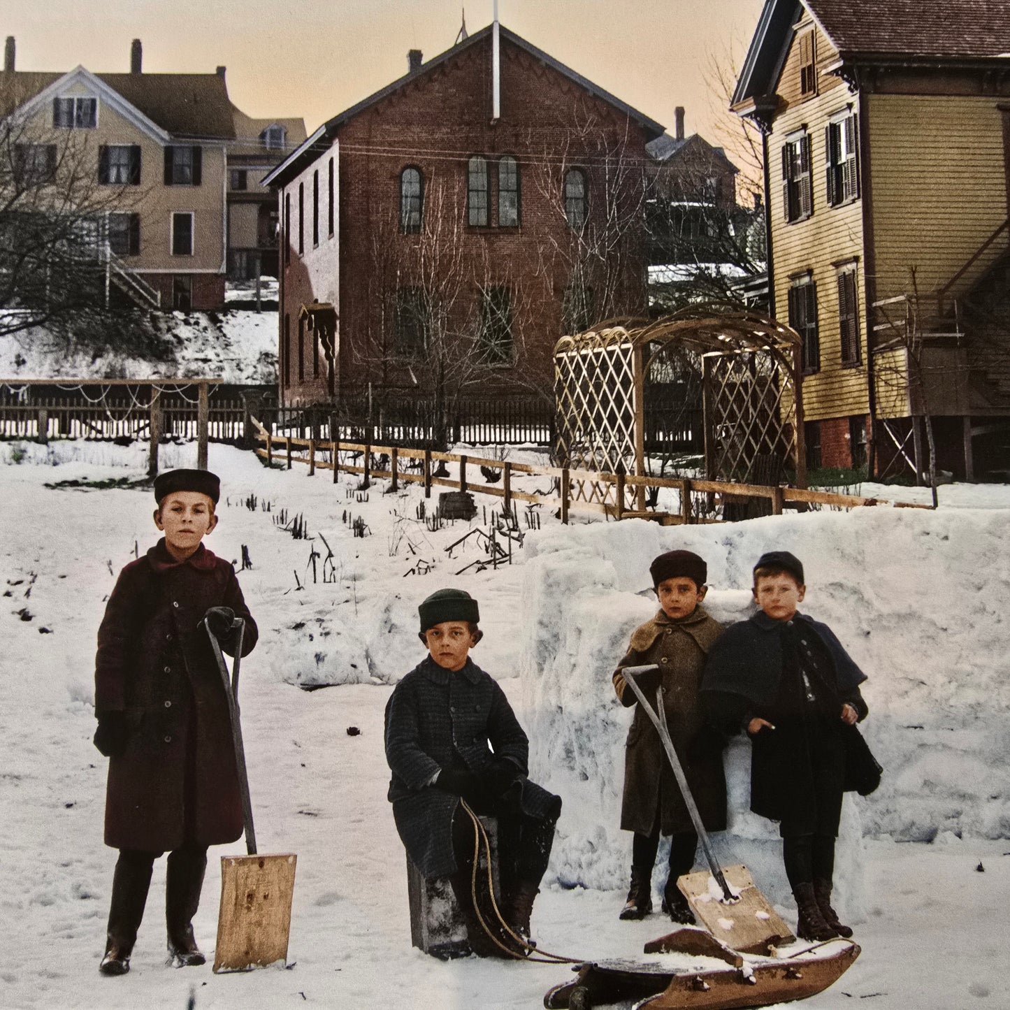 Maine Winter | Early 1880s | NESB Archival Giclee Print