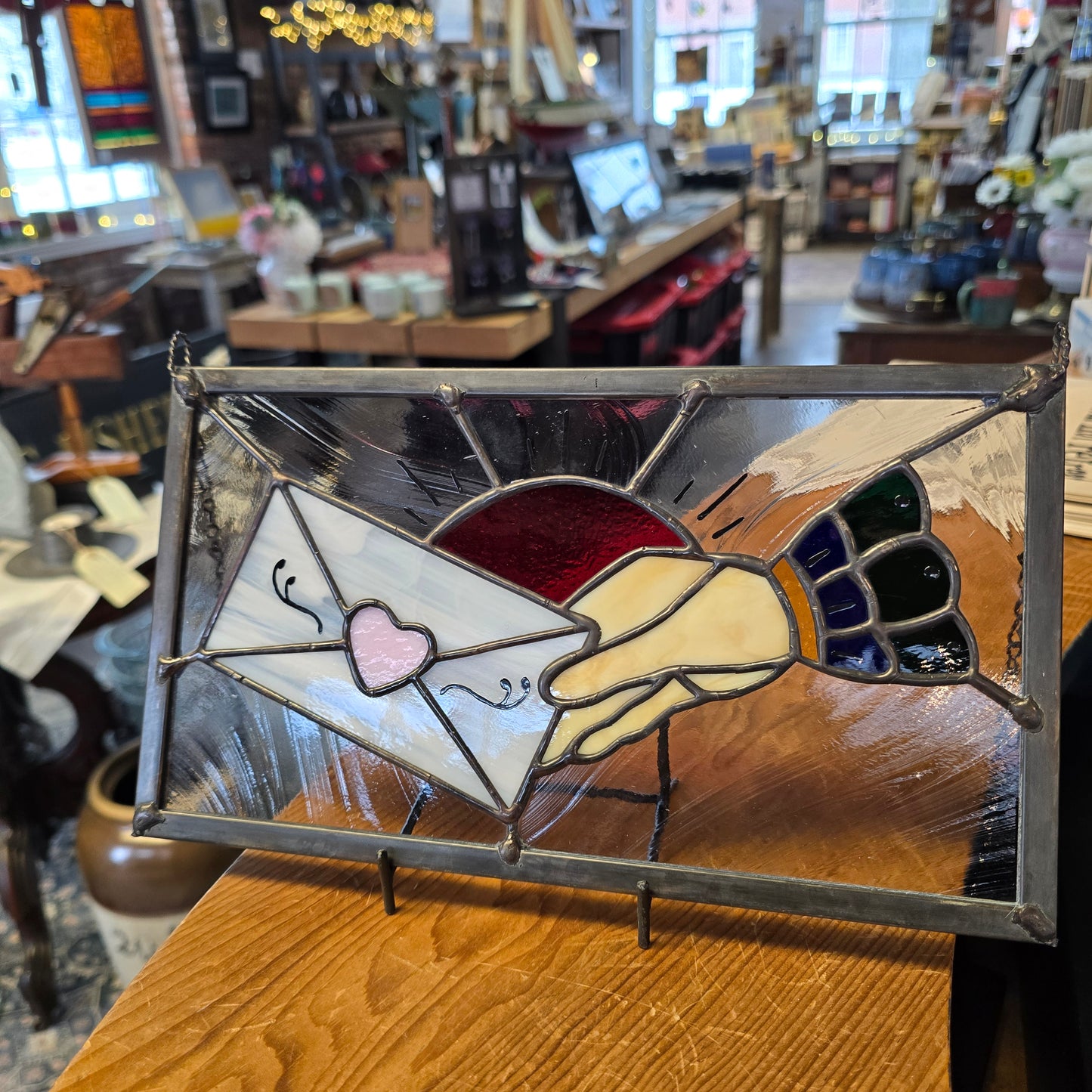 Stained Glass "The Love Letter" | Afterlife Glass