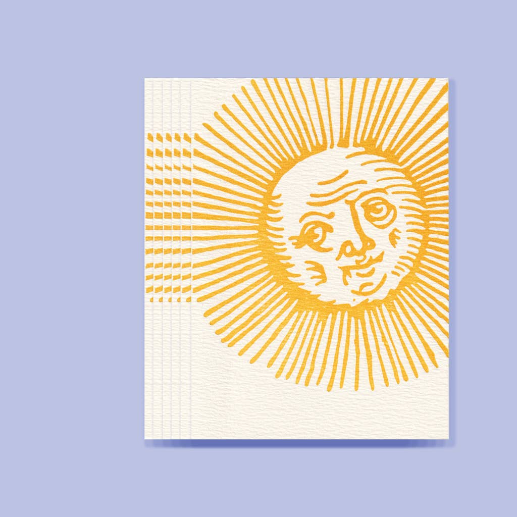 Old Sol - Blank Note Card | Saturn Press