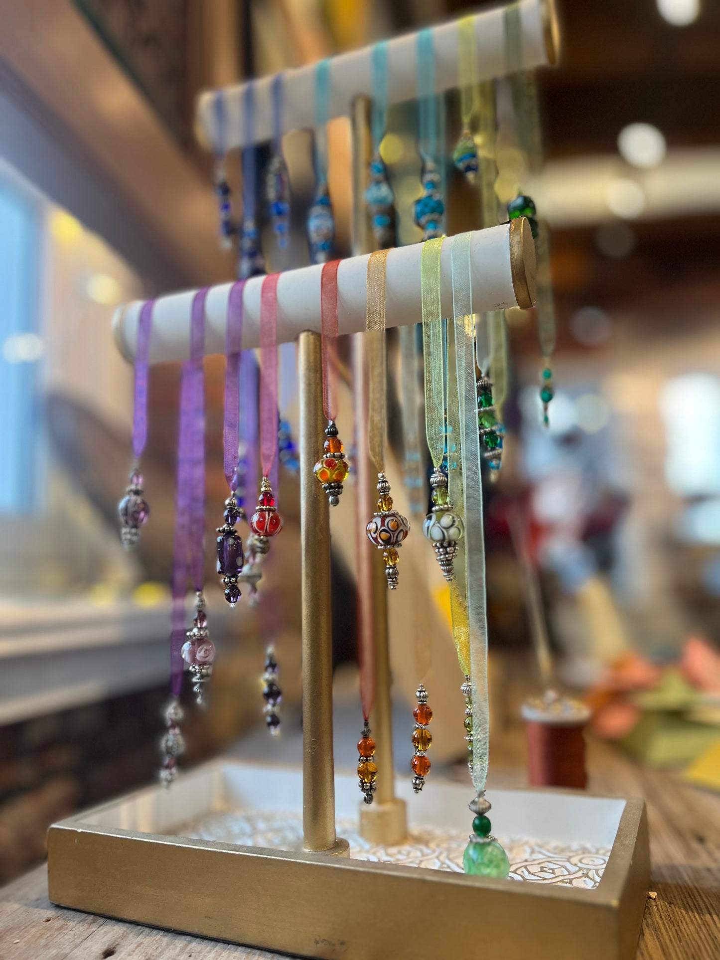 Andrea Maginnis | Beaded Bookmark | Handmade