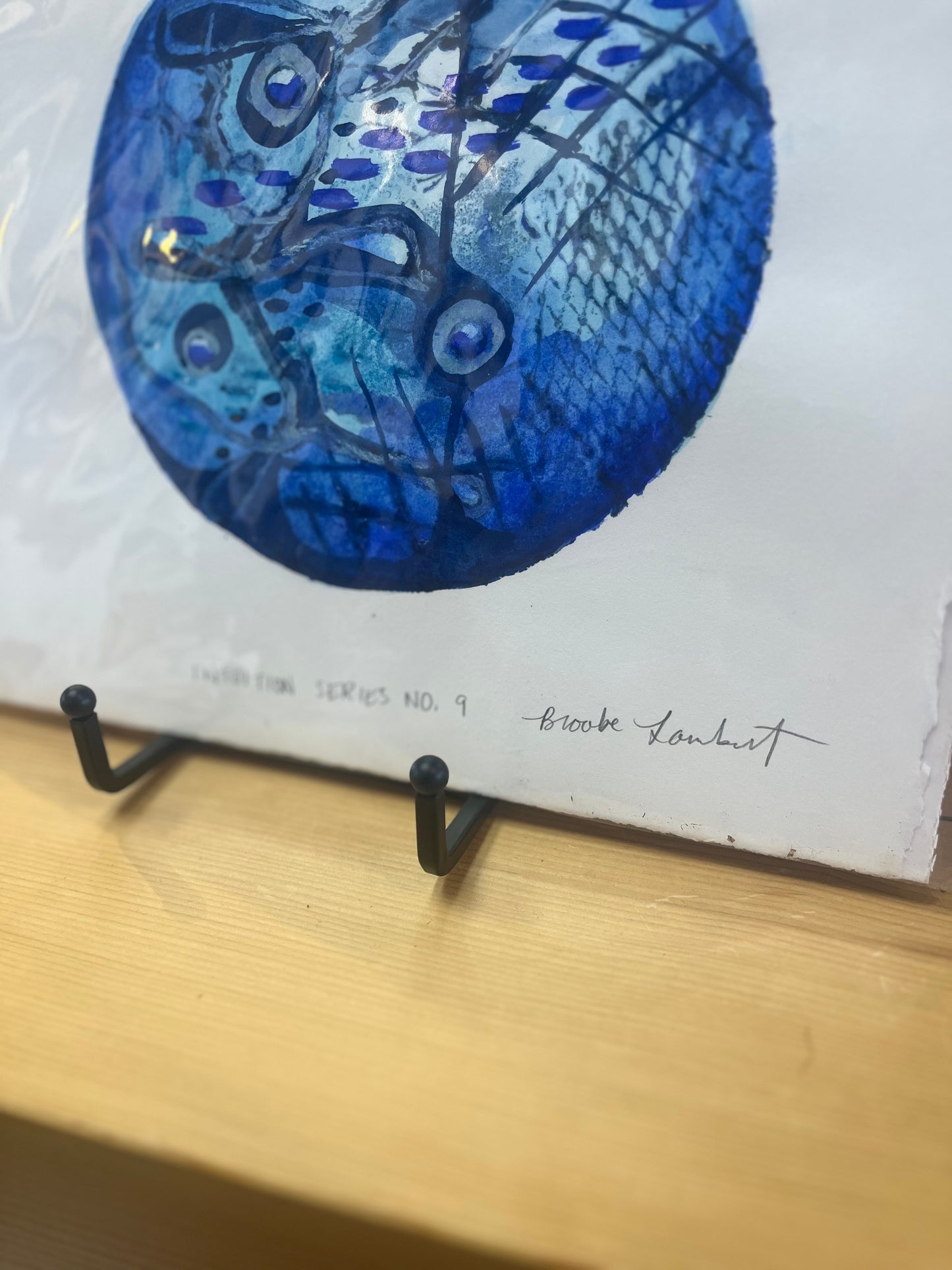 Collagraph Print | Intuition Series NO. 9 by Brooke Lambert