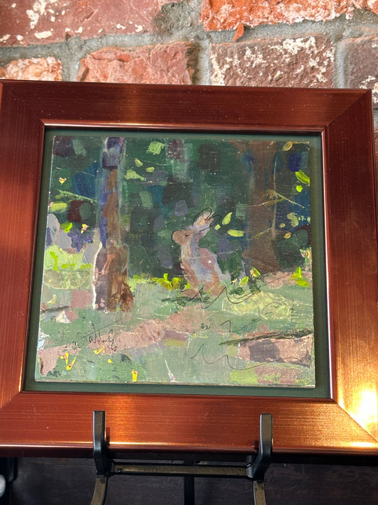 Jeannette Steele Esposito | "Hiding No.2 (Bunnies)" | 9x9