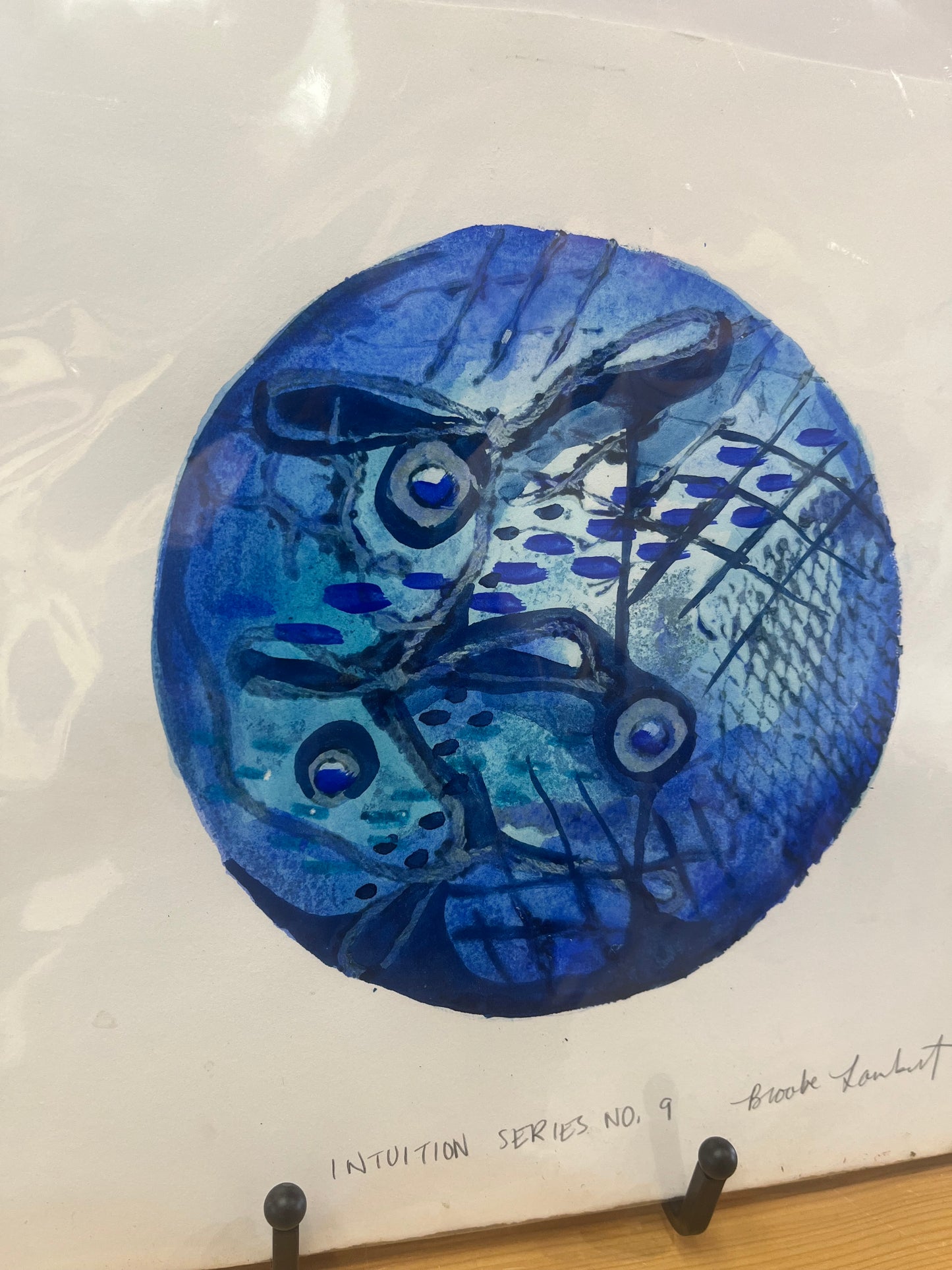 Collagraph Print | Intuition Series NO. 9 by Brooke Lambert