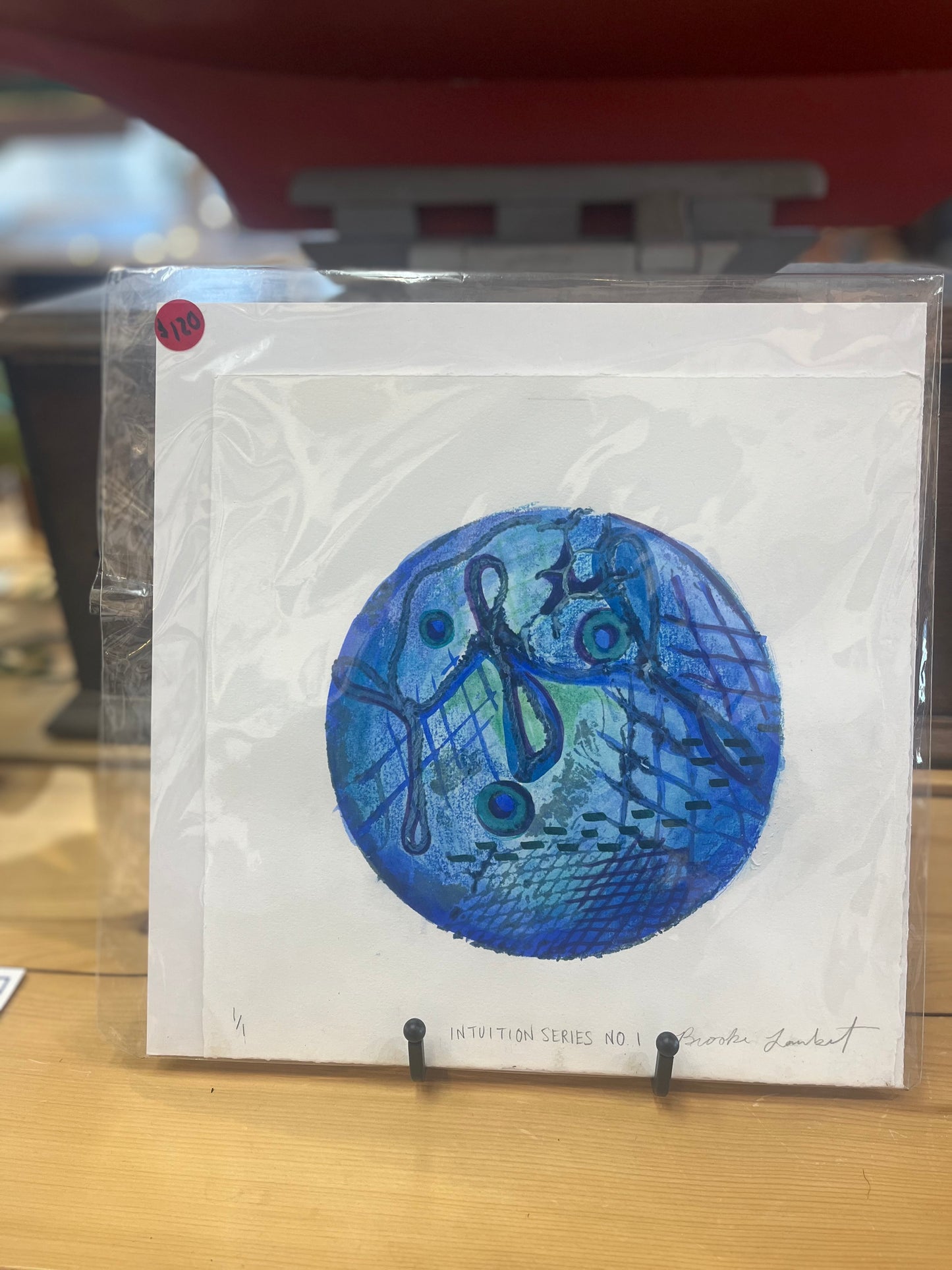 Collagraph Print | Intuition Series NO. 1 by Brooke Lambert