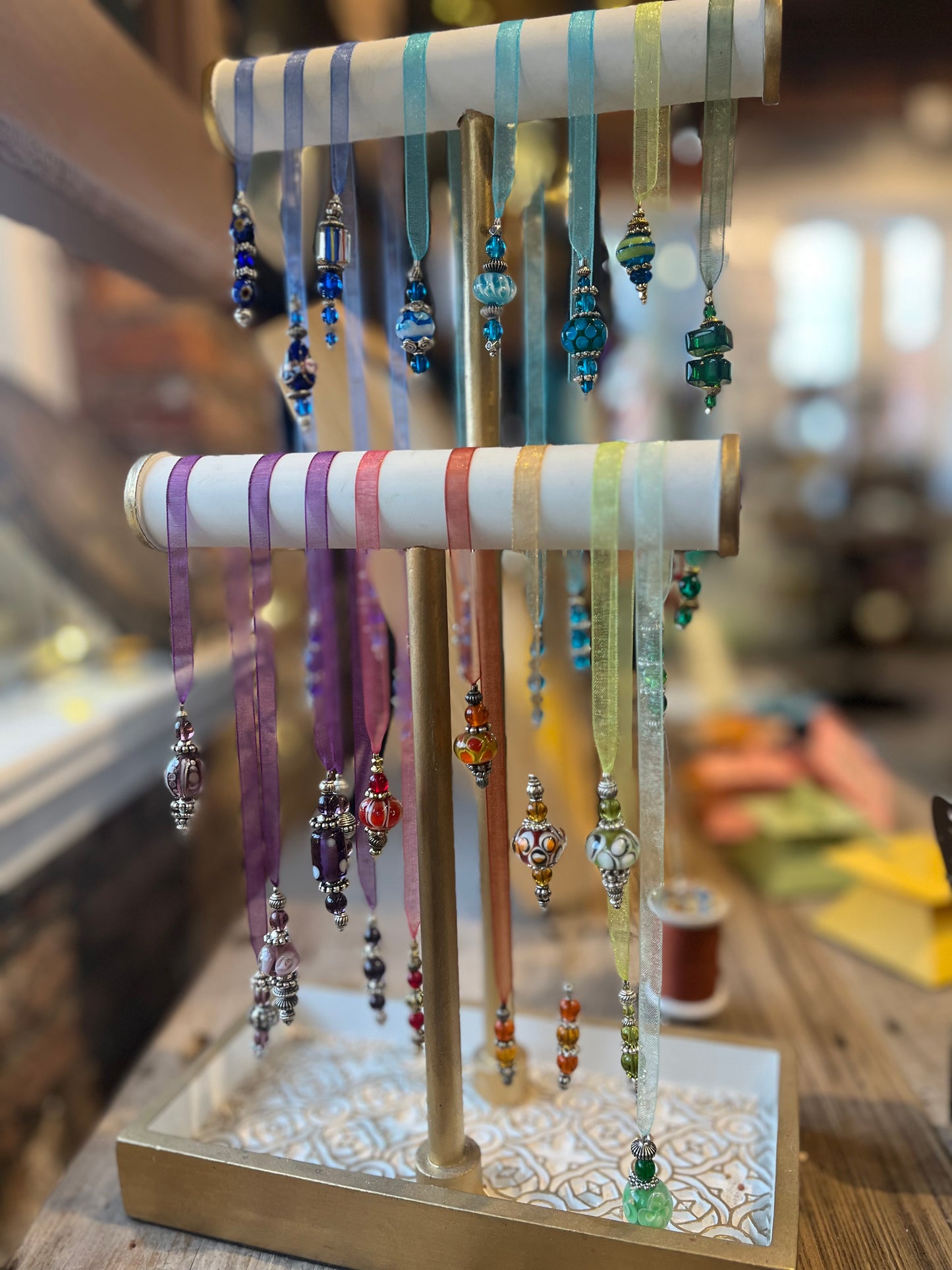 Andrea Maginnis | Beaded Bookmark | Handmade