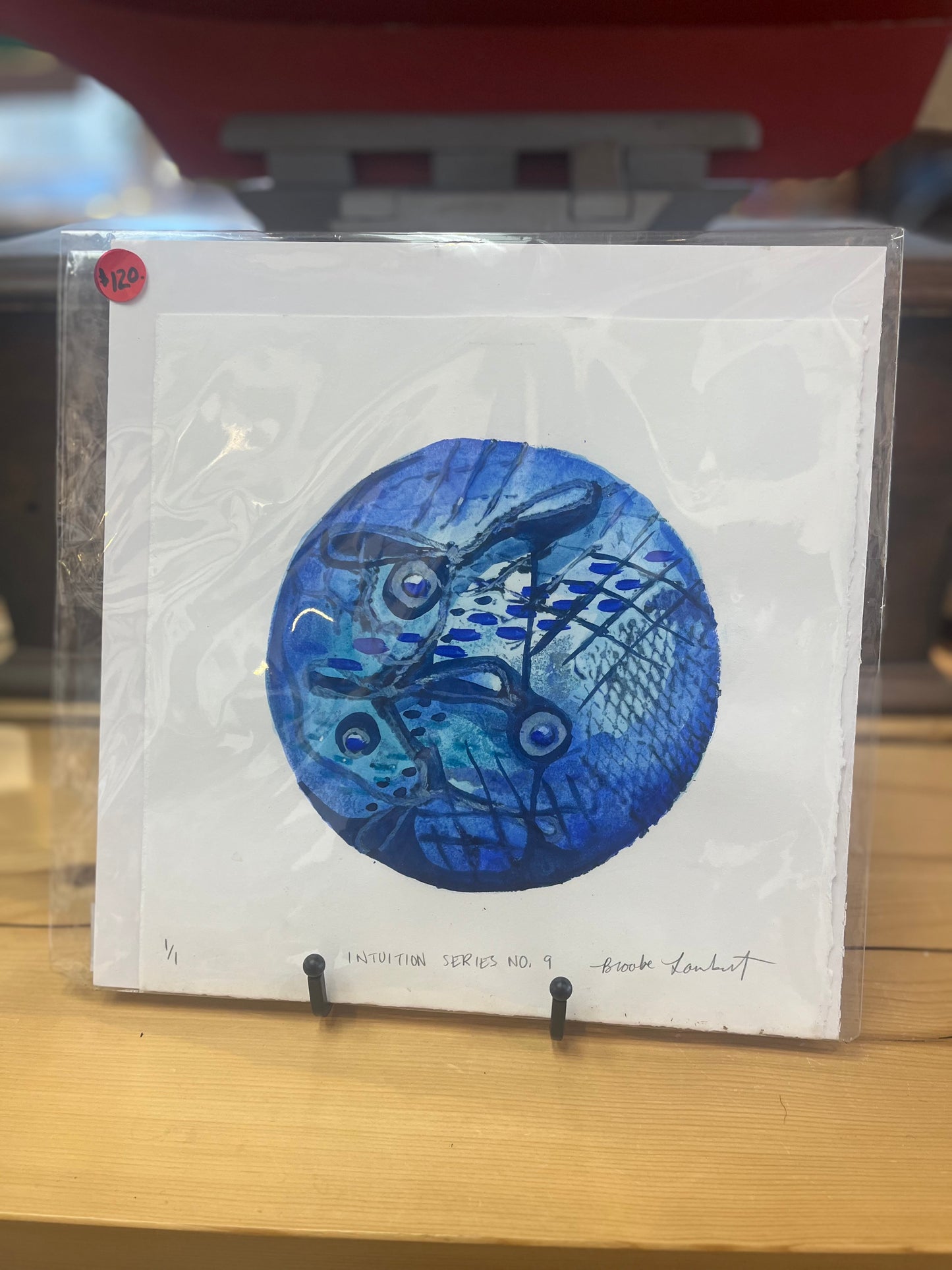 Collagraph Print | Intuition Series NO. 9 by Brooke Lambert