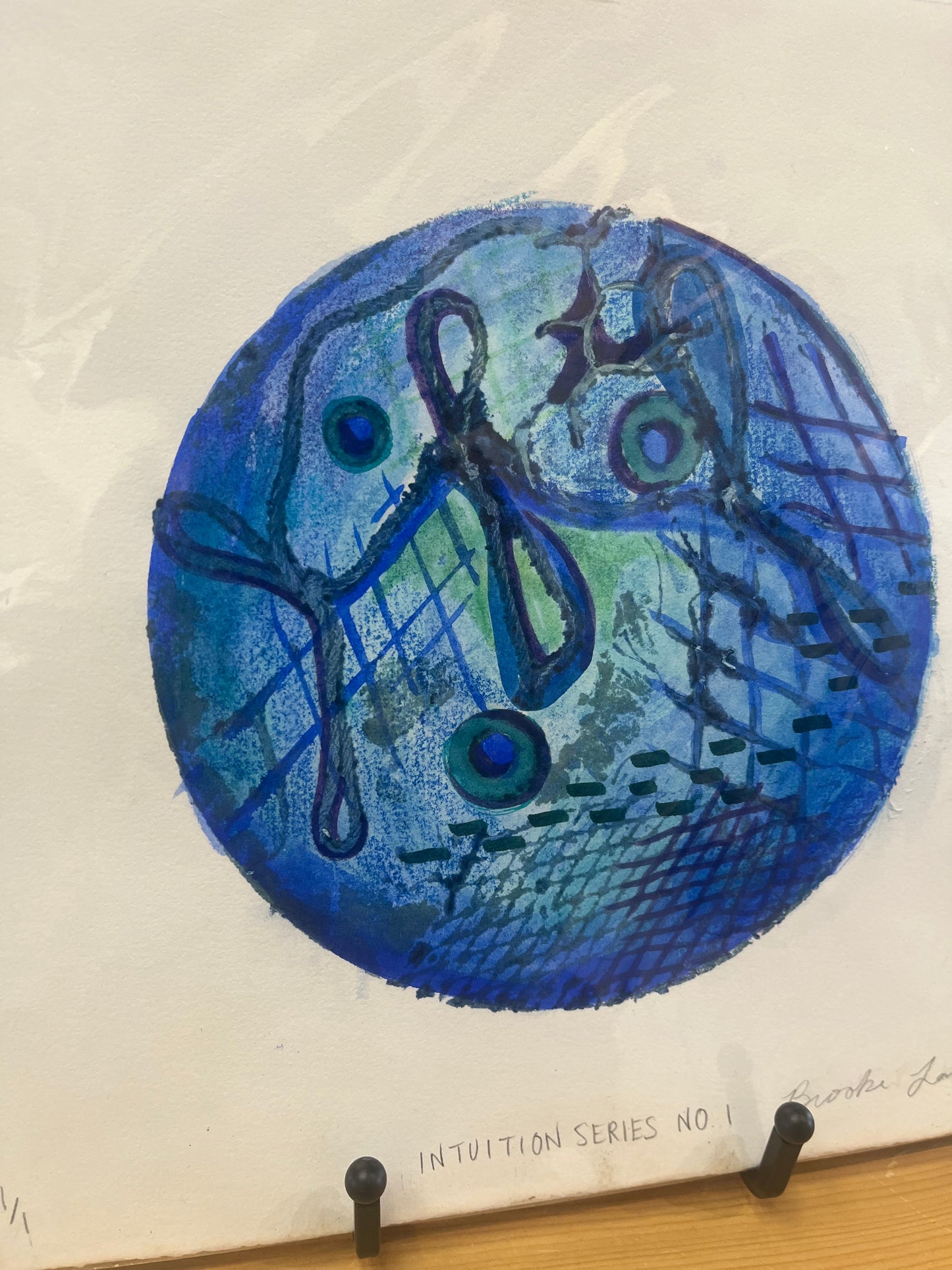 Collagraph Print | Intuition Series NO. 1 by Brooke Lambert