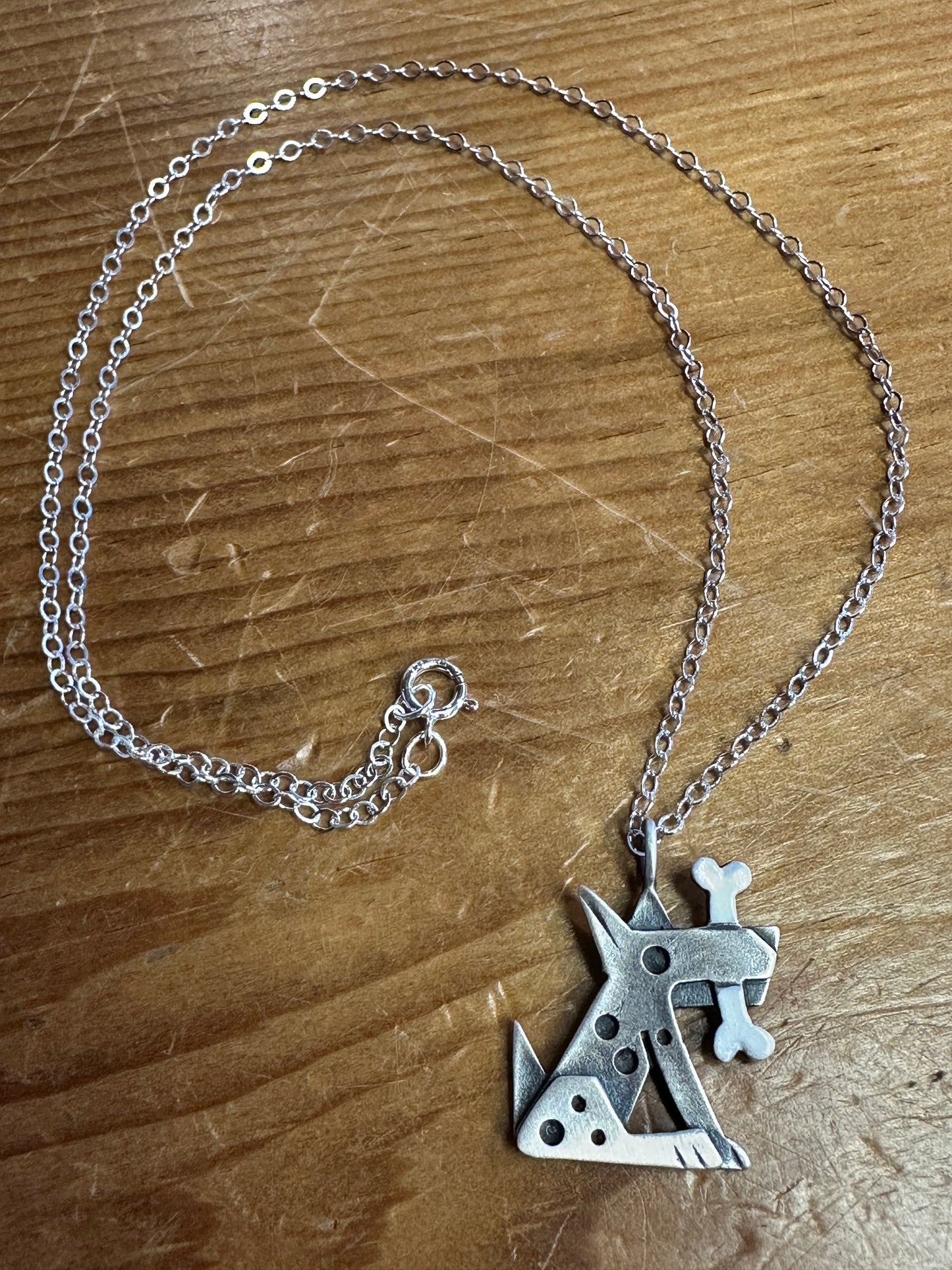 Fido Silver Pendant | Chickenscratch