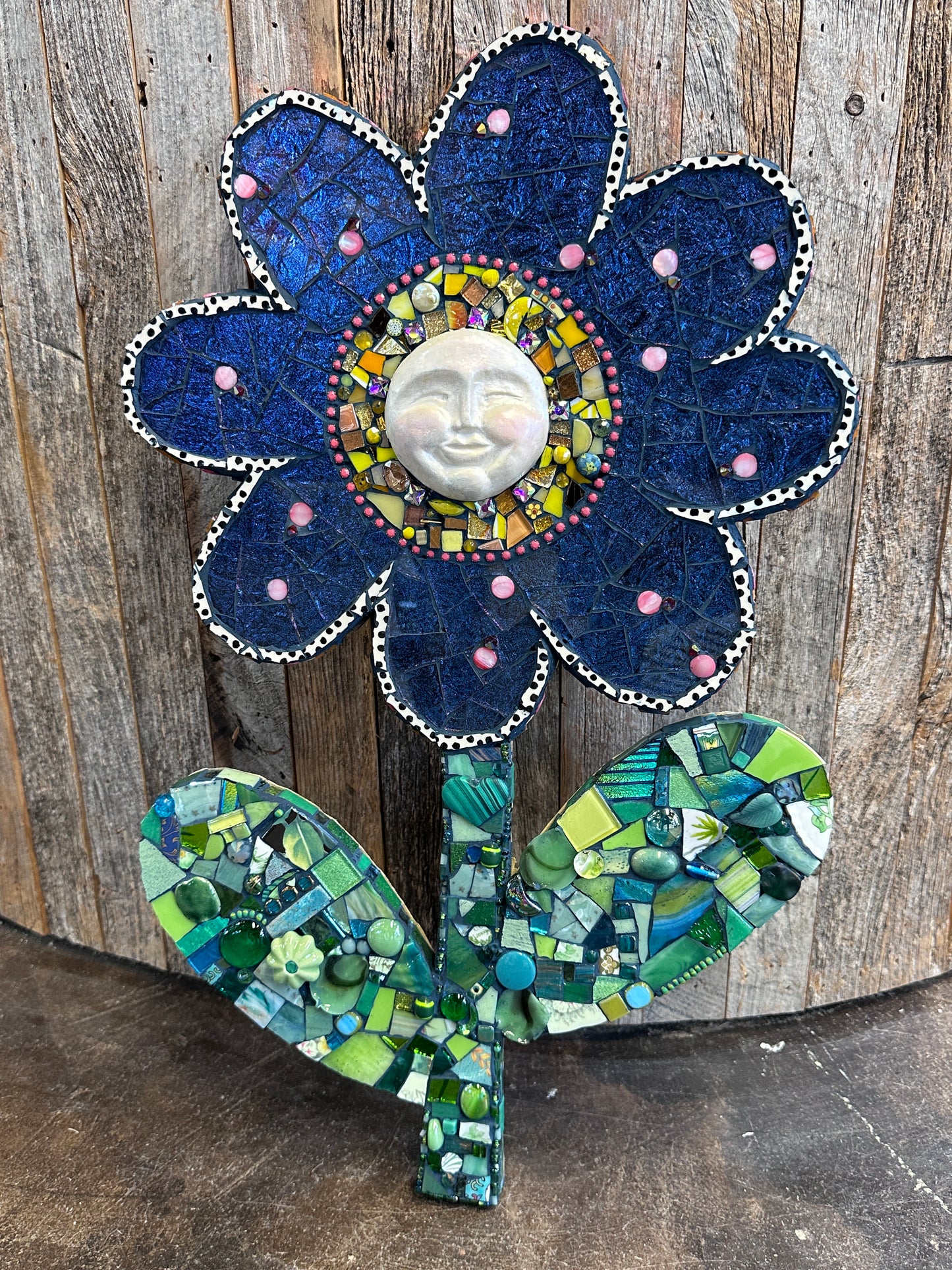 Springtime Delights (mosaic flower) | Corinne McKeown
