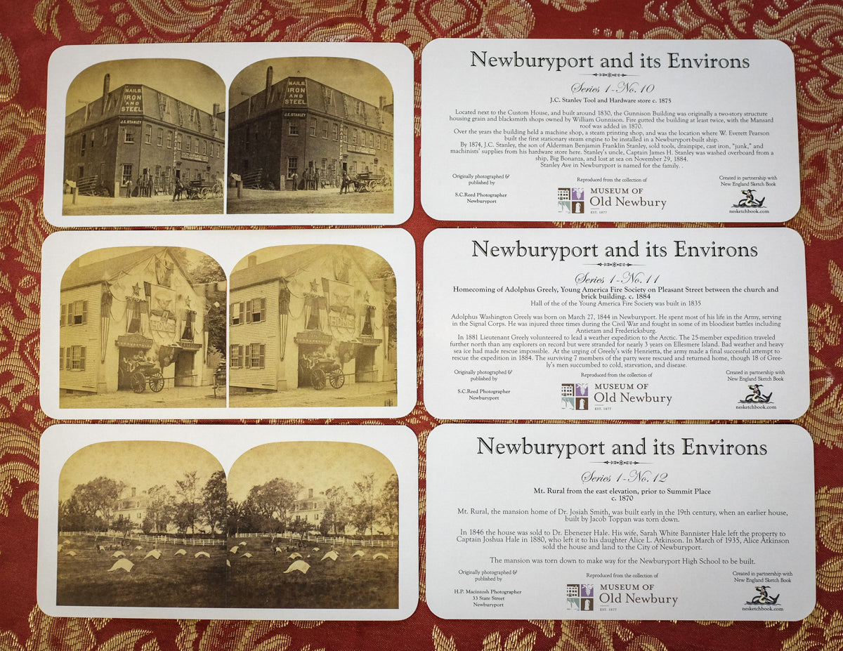 "Newburyport and its Environs" Stereoview Cards | Series 1