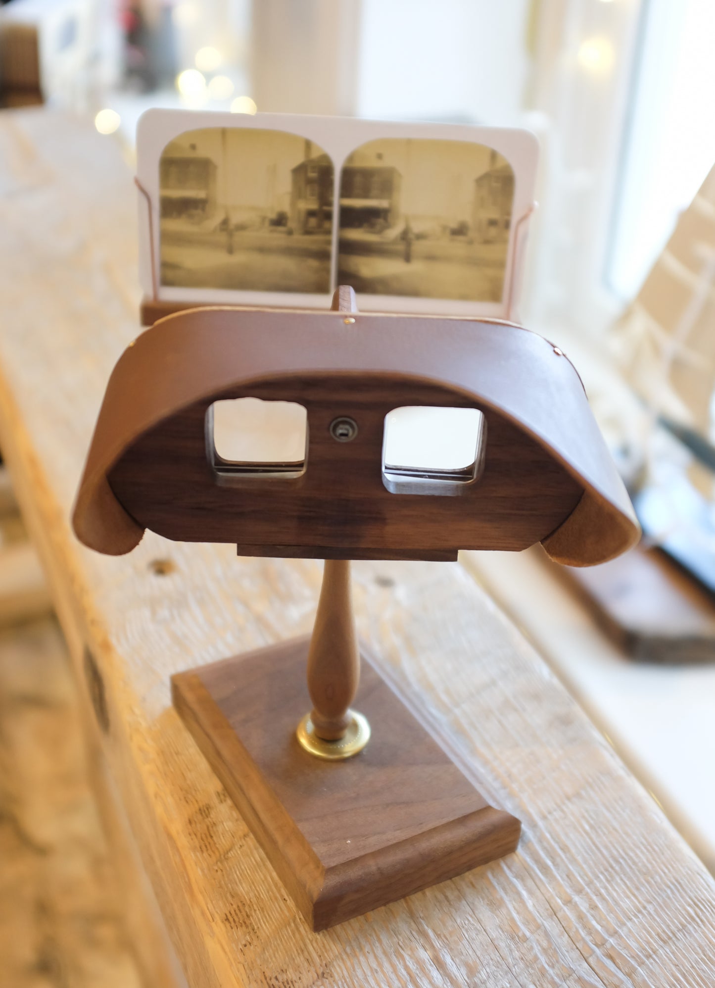Walnut Stereoscope Viewer