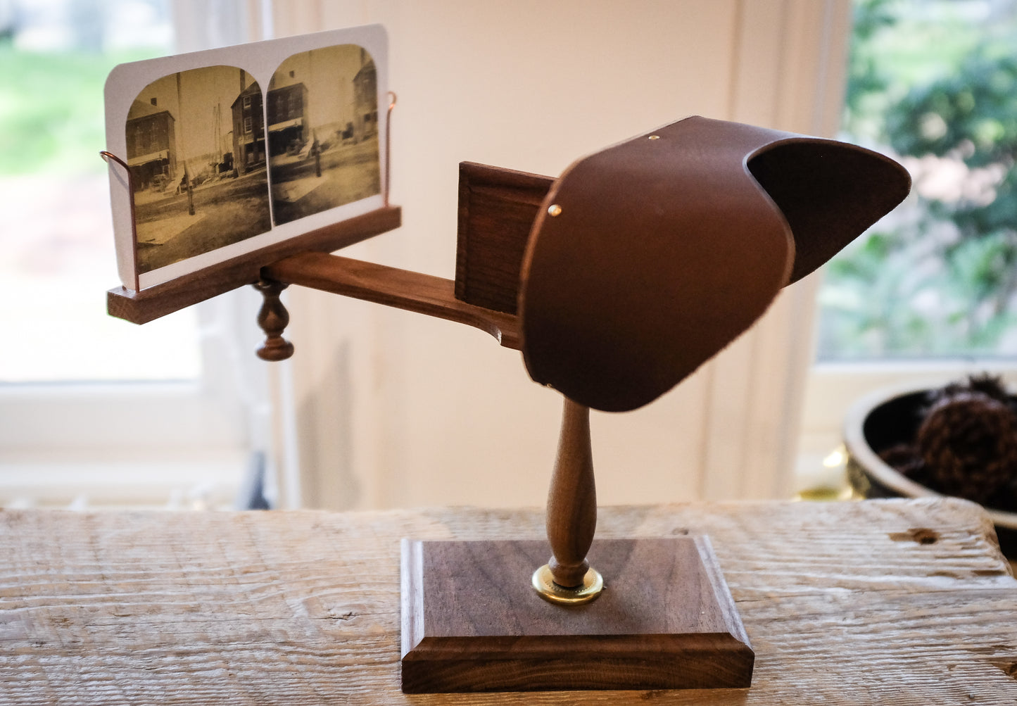 Walnut Stereoscope Viewer
