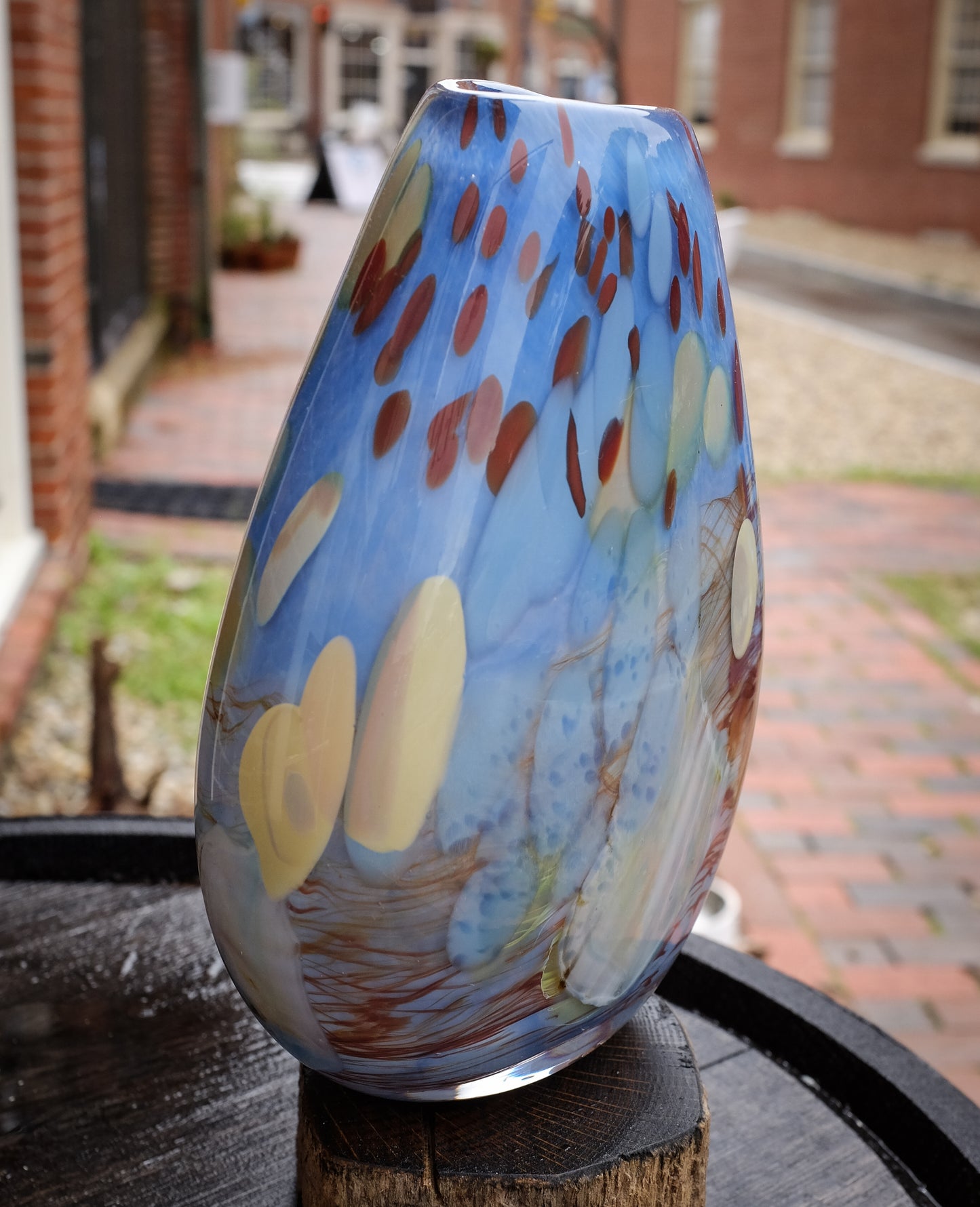 8" Summer Algae Series | Teardrop Vase