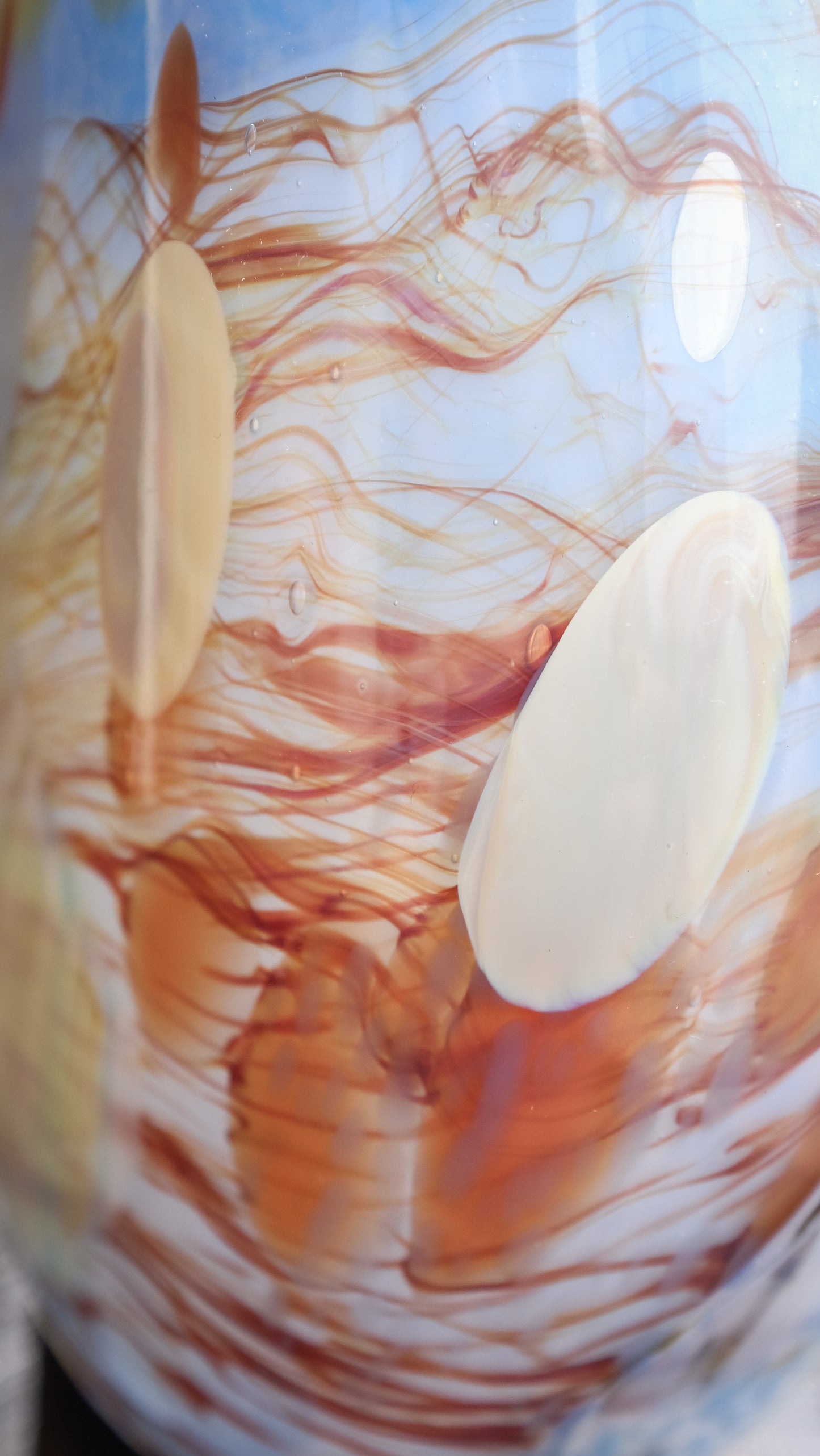8" Summer Algae Series | Teardrop Vase