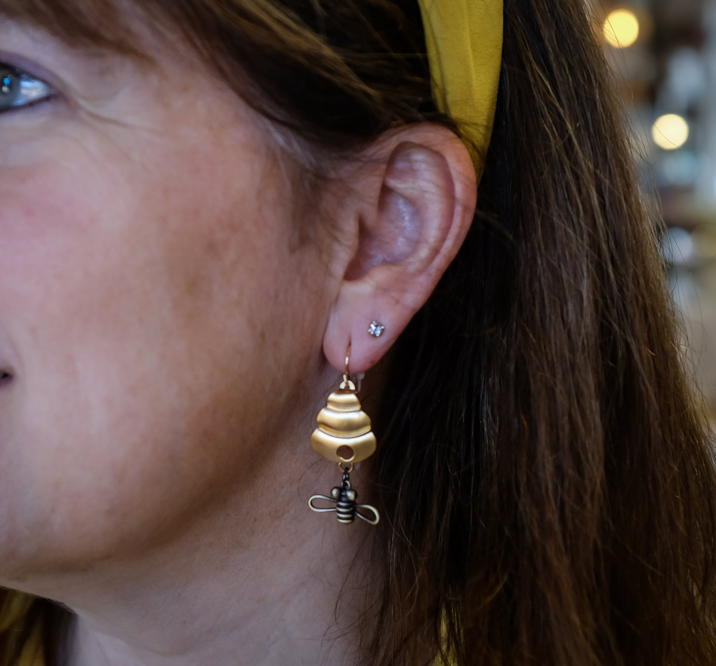 Bee Line Earrings | Chickenscratch