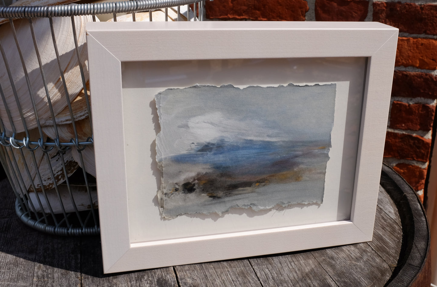 "Lost at Sea No.5" | Original Monotype from "Postcards from New England" Series