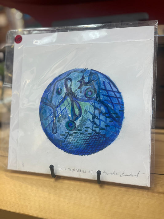Collagraph Print | Intuition Series NO. 1 by Brooke Lambert