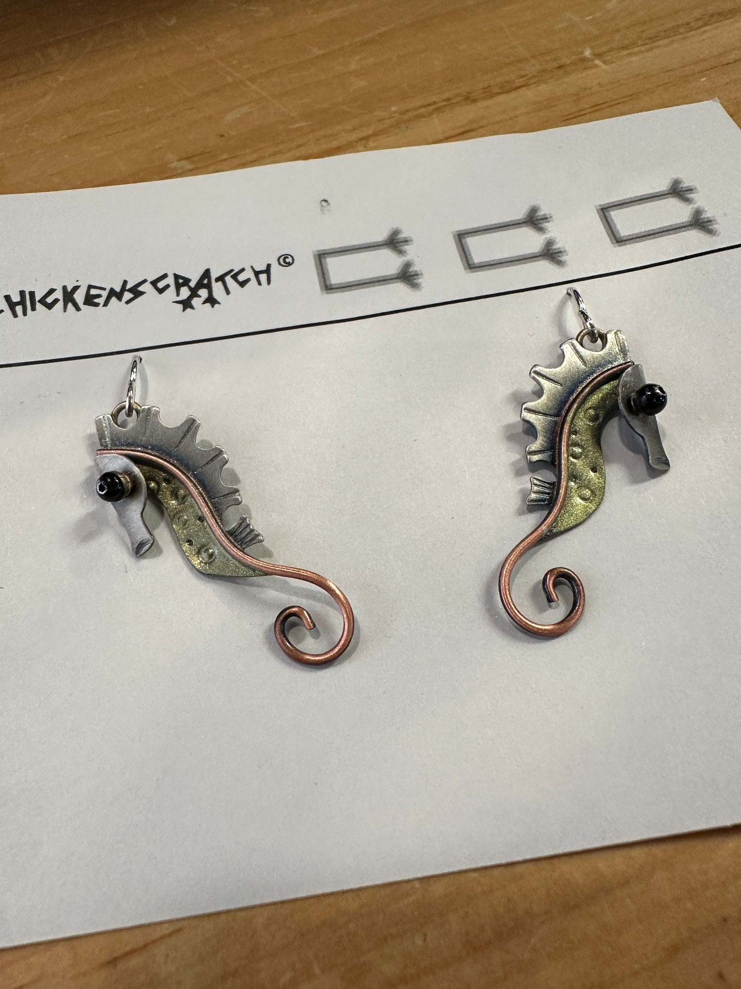 Seahorse Earrings | Chickenscratch