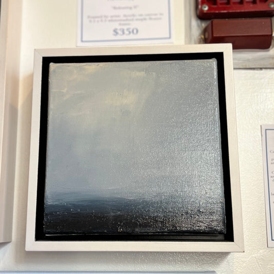 "Releasing II" Original Framed Painting by Cara Gonier | 9.5x9.5