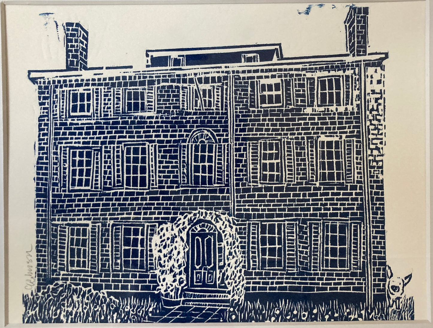 Chris Robinson | "High St" | Woodcut - Unframed