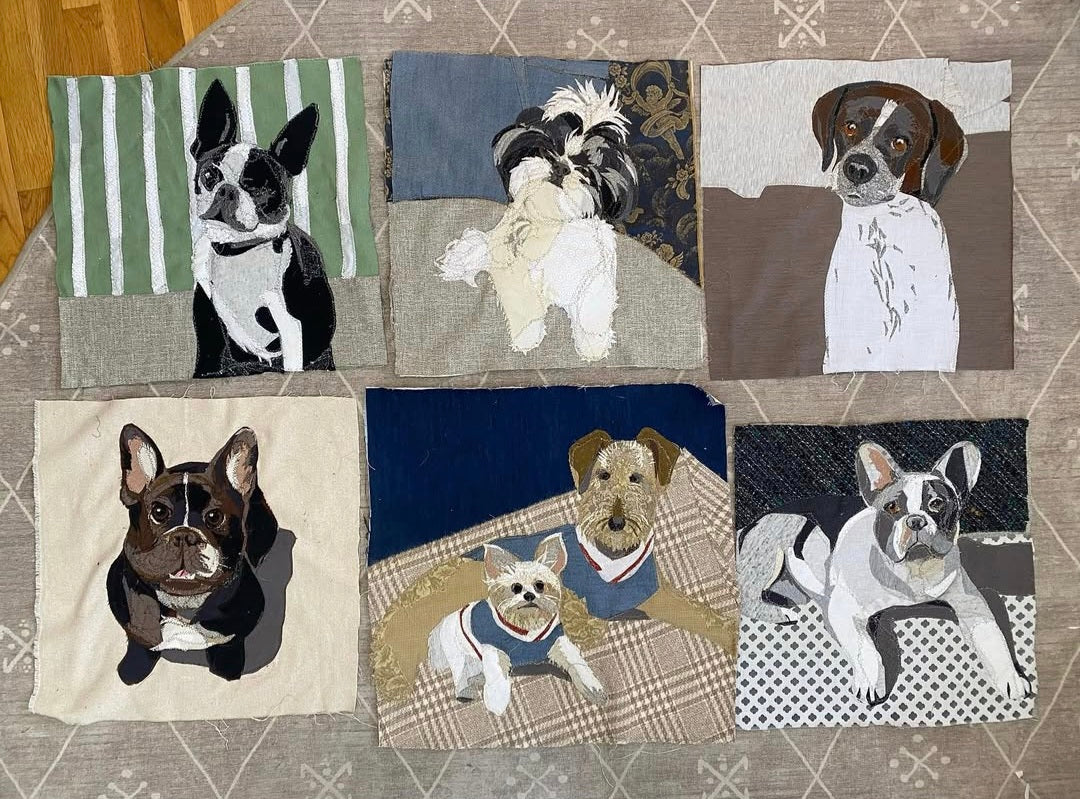 Custom Pet Pillow | Reclaimed Fabrics | DUO