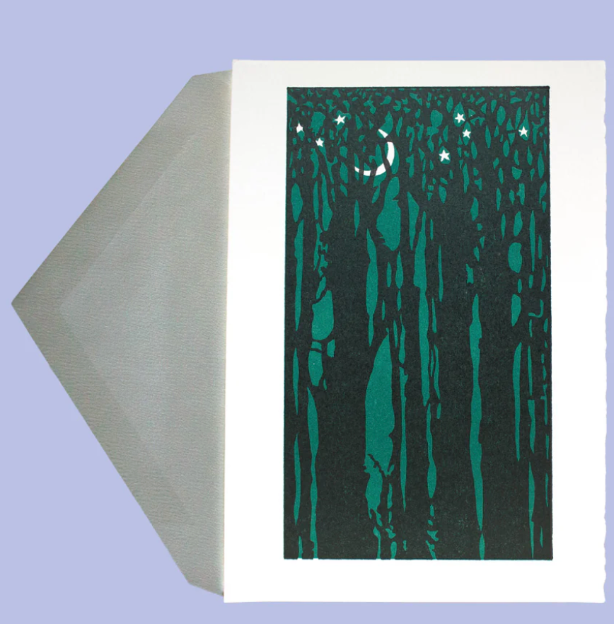 Saturn Press | Thicket c1907 | Letterpress Card