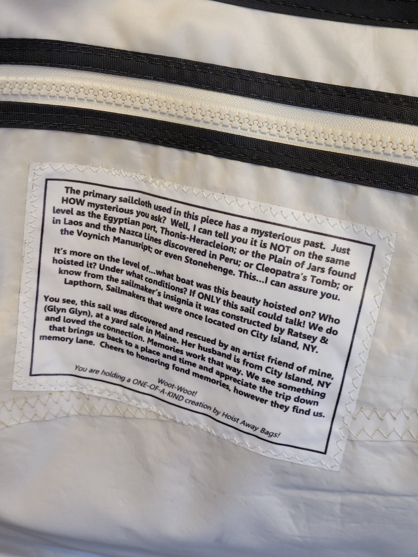 Hoist Away Bags | Sailcloth Messenger Bag