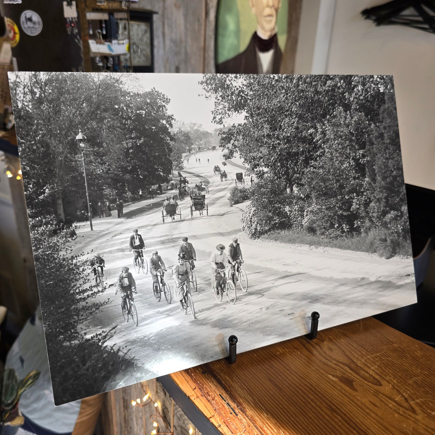 Bicycle Excursion - Franklin Park | 1890-1900 | NESB archival giclee print