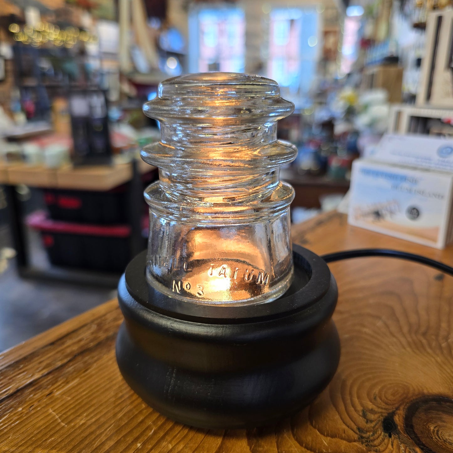 Mini Glass Insulator Light | New England Sketch Book