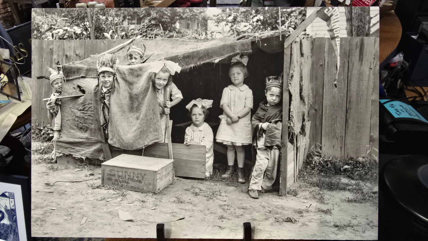 Springfield Kids l 1910s | Giclee Print on metal