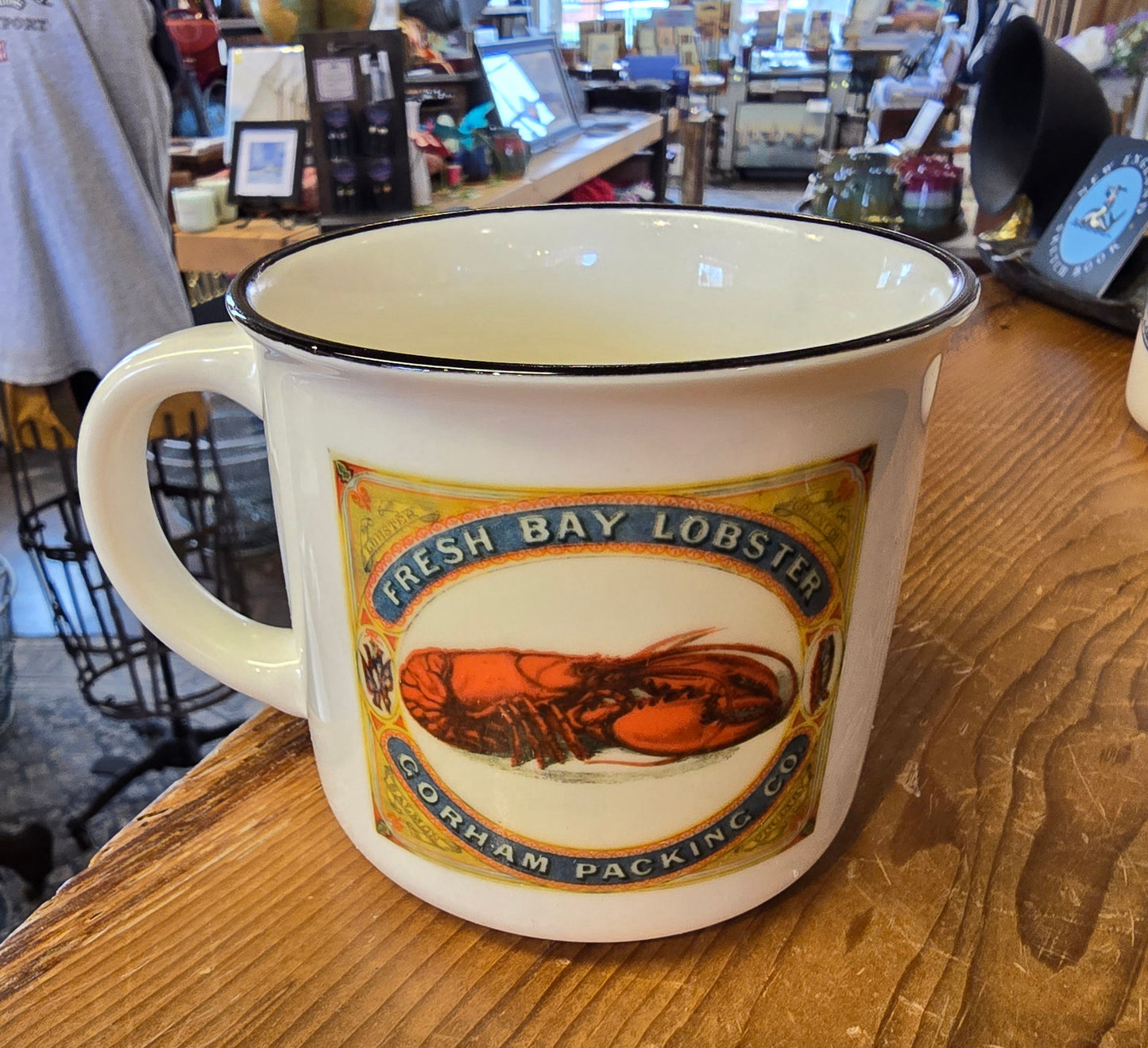 NE Cannery Series | Gorham Packaging Co | Ceramic Camper Mug