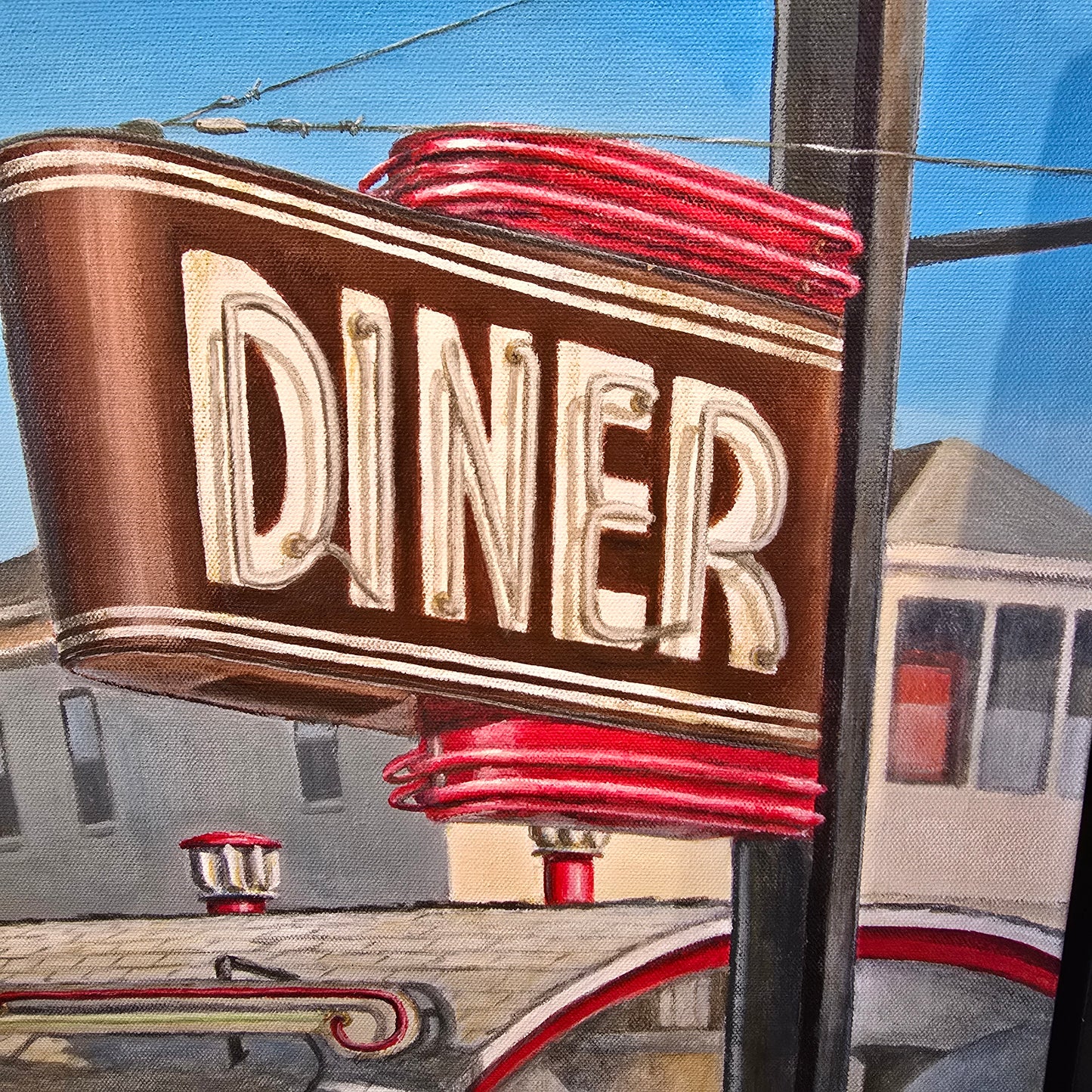 "I Walk this Empty Street" | Acrylic on Canvas | Debbie Shirley