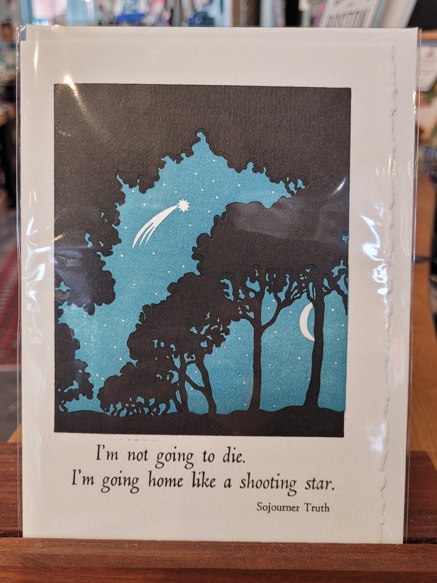 Saturn Press | Going Home | Letterpress Card
