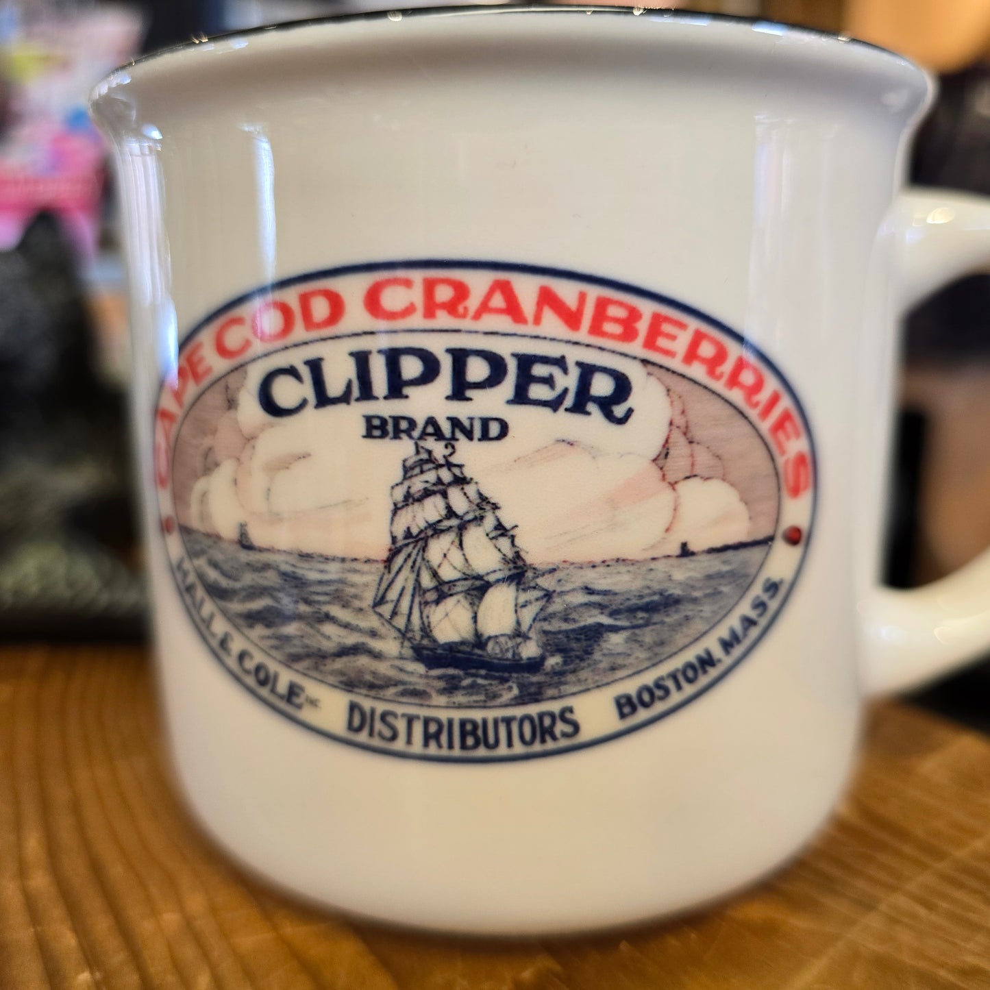 NE Cannery Series | Clipper Brand Cranberries | Ceramic Camper Mug