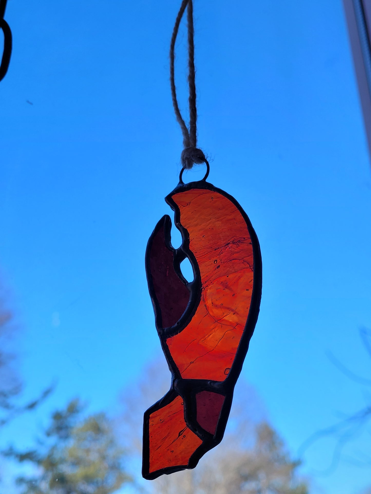 Stained Glass "Lobster Claw" | Libby Lipin