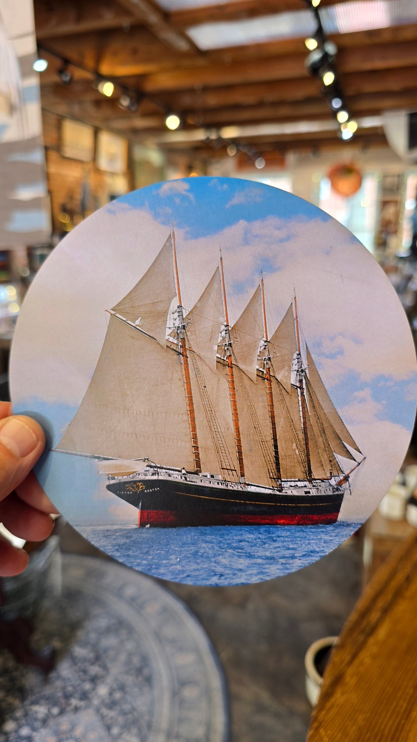 “The Tifton” 4-masted schooner | 12”-90 piece puzzle