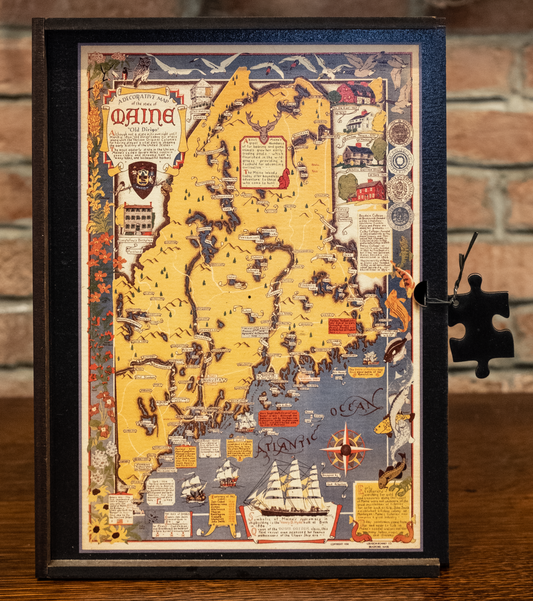 Maine Map Puzzle - Jack Atherton Series