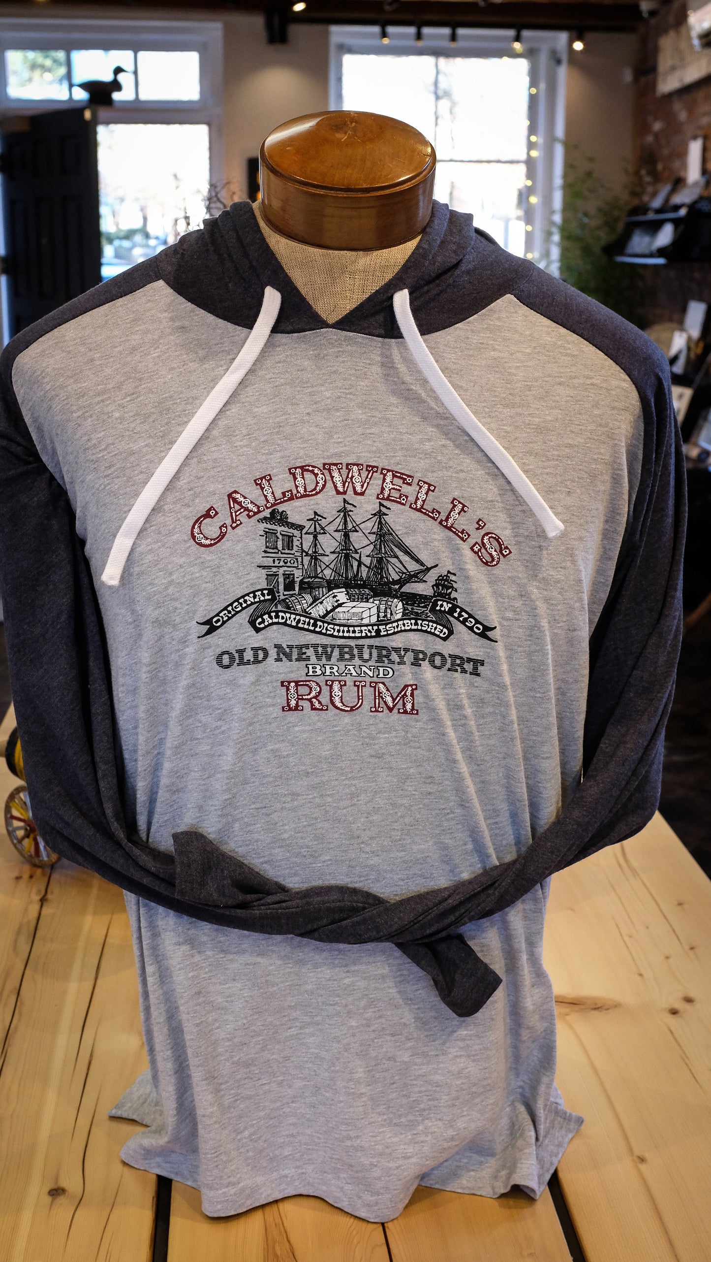 Caldwell's Rum | Hooded Raglan Jersey